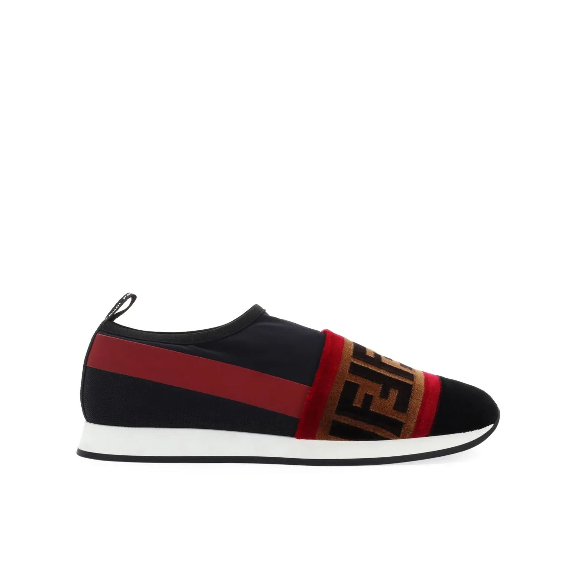 Logo Sneakers Black Fabric