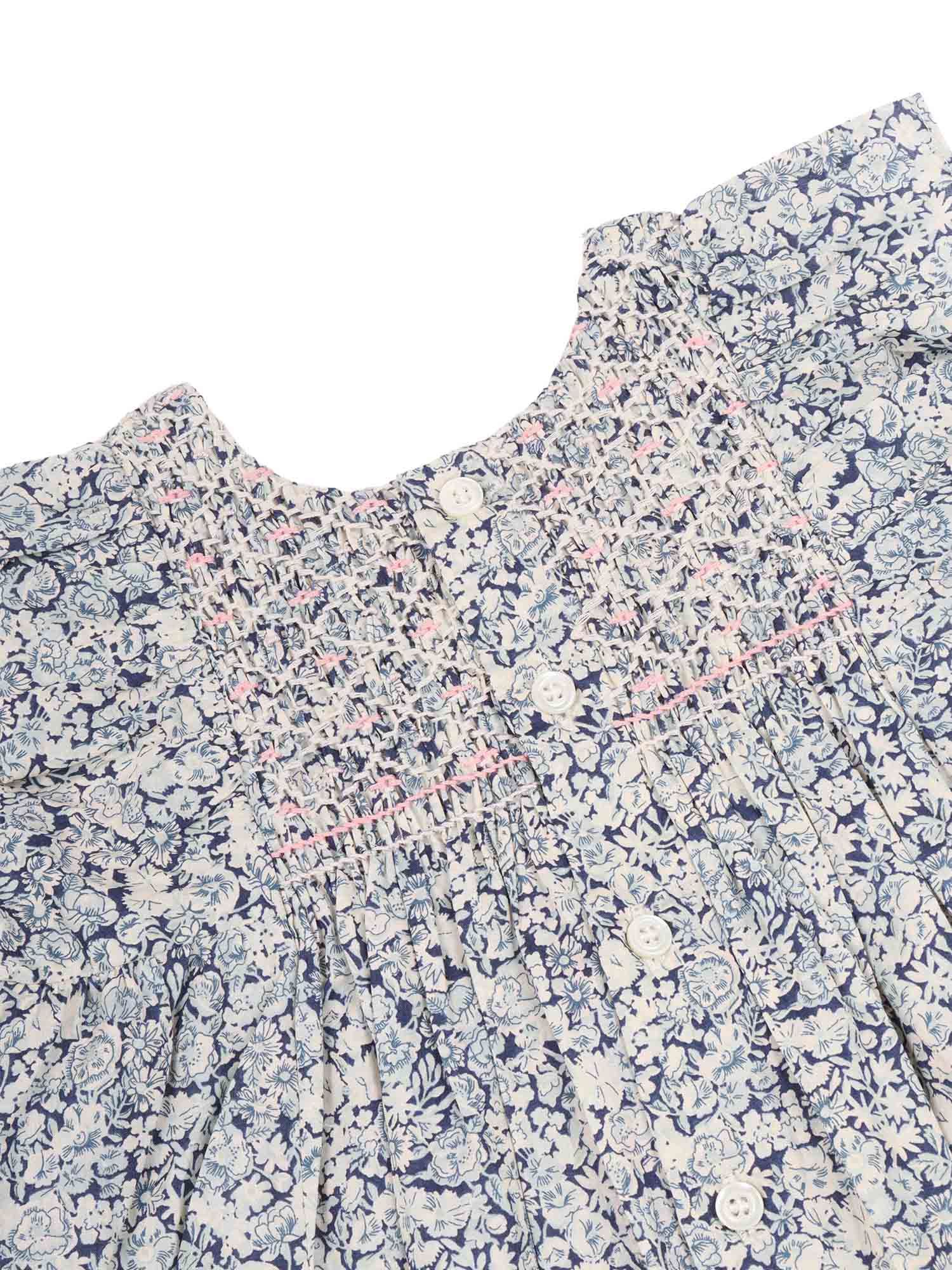 Cadelili Dress Blue Organic Cotton