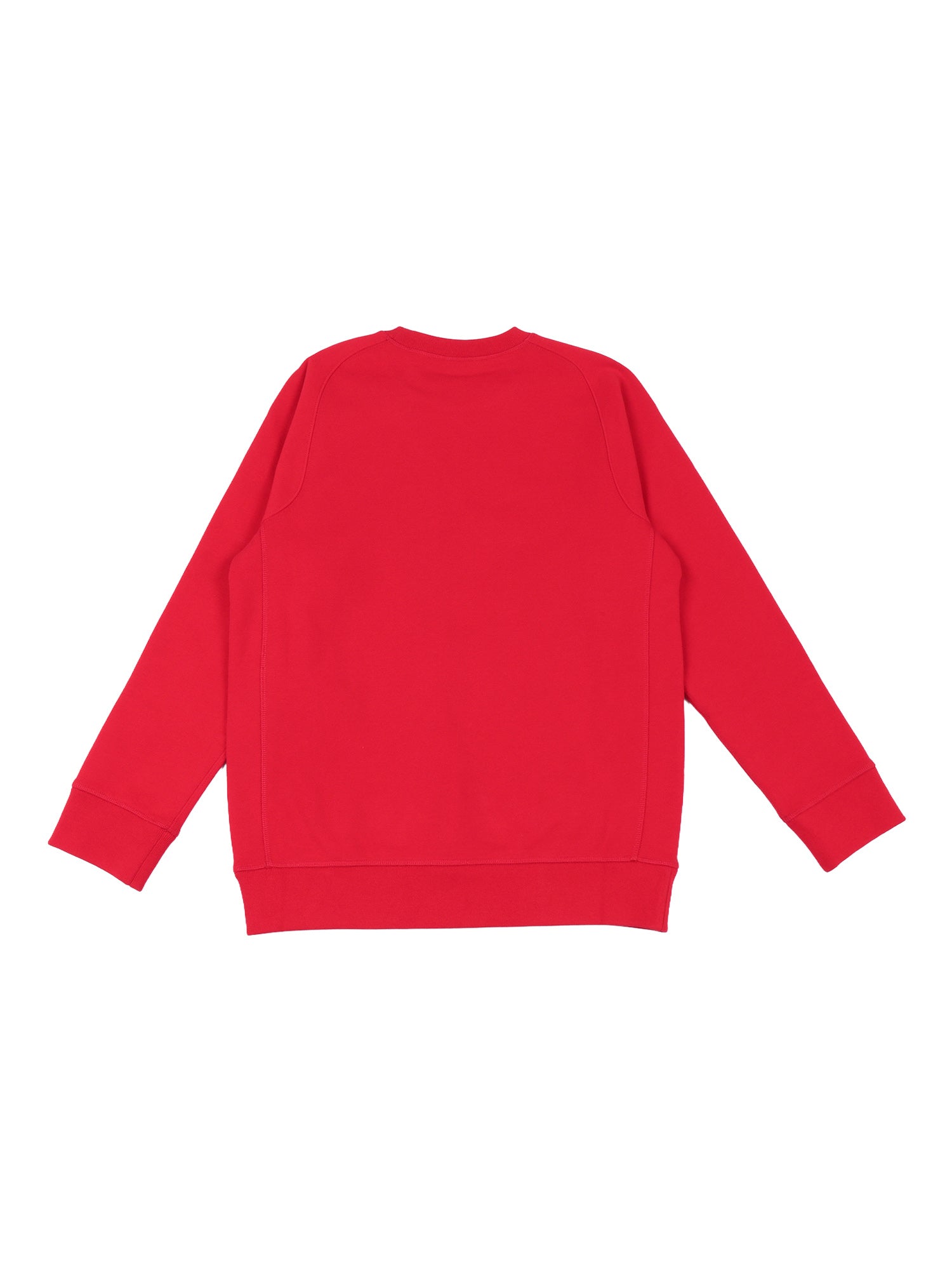 J L-S SWEATSHIRT FELTED CTN JE Red Cotton