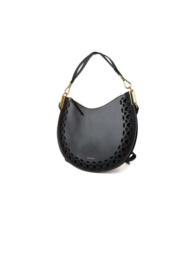 Coccinelle 100% Calf Split shoulder bag in black