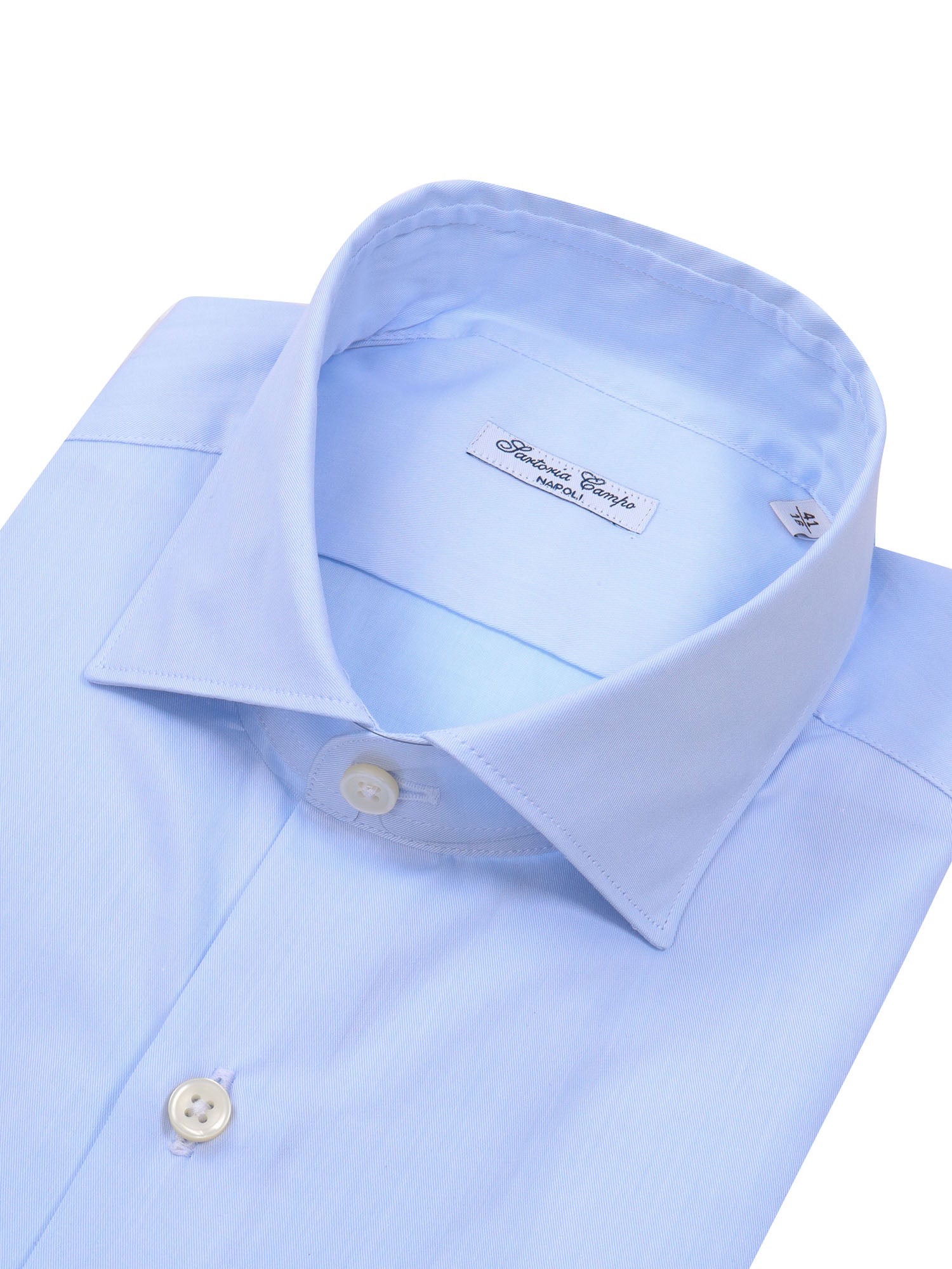 Classic shirt Light Blue Cotone