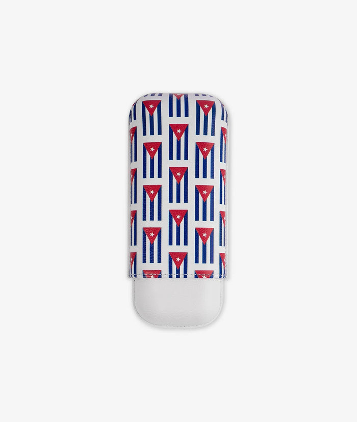 Cigar Holder Cuban Flag White Fumatori