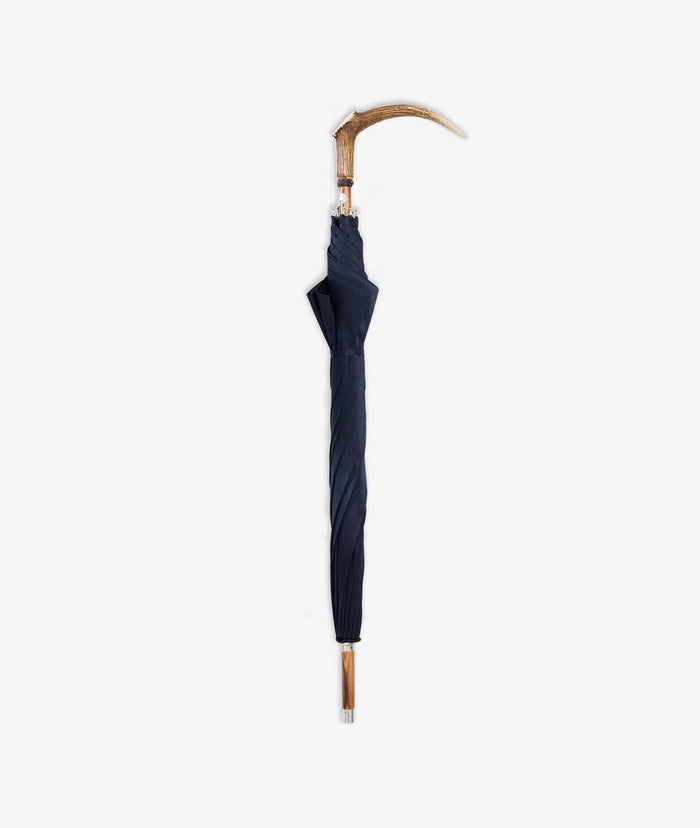 Peel Umbrella Blue Chestnut Handle