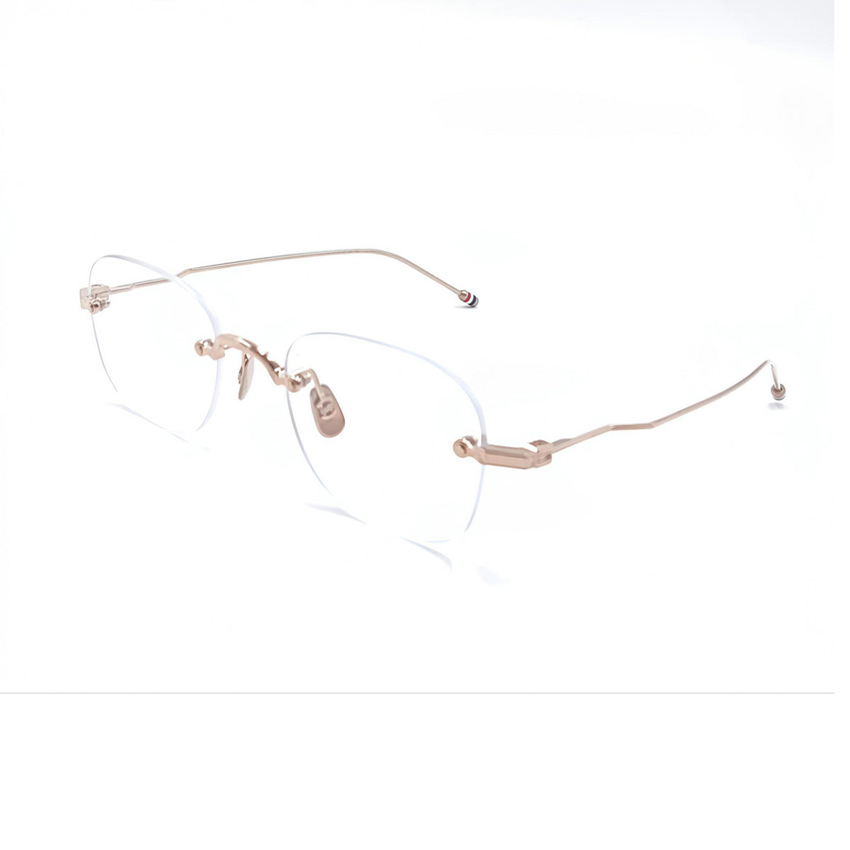 Thom Browne UEO961A - G0001 711- 49 Gold Oro Titanium Occhiali Da Vista