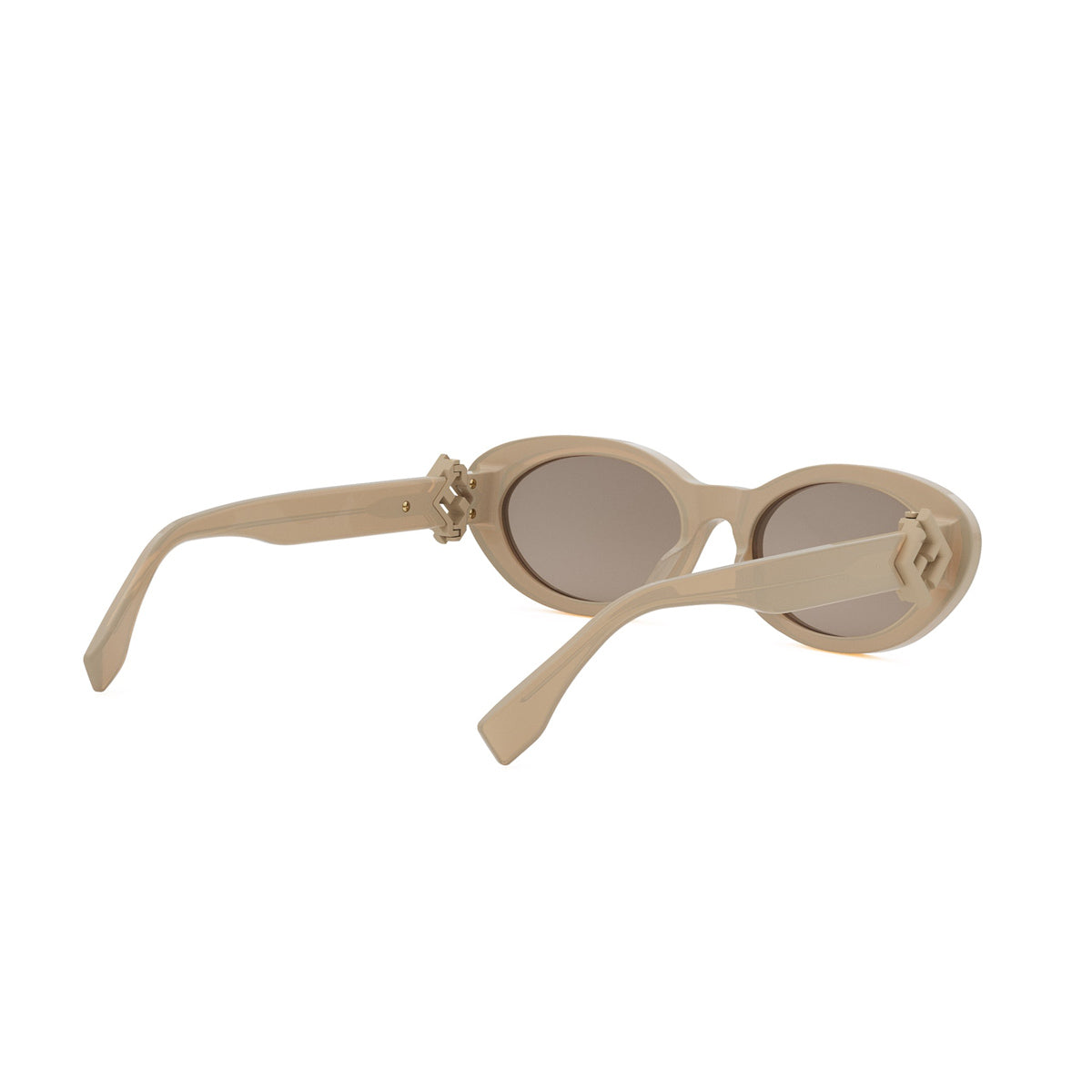 FE40140U 57E Beige FF DIAMOND Acetate Occhiali Da Sole