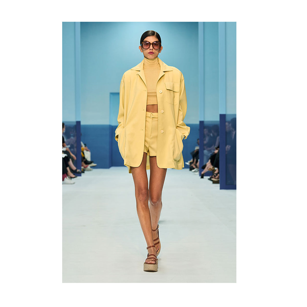 MM0074 52F Marrone Acetate Occhiali Sole