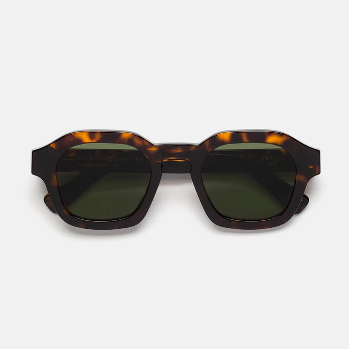 Saluto 3627 havana Marrone Celluloid Occhiali Sole