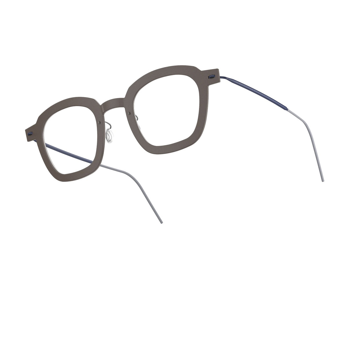 Lindberg N.O.W. 6587 D17-U13-804 Marrone Satinato-Blu Acetate/titanium Occhiali Da Vista