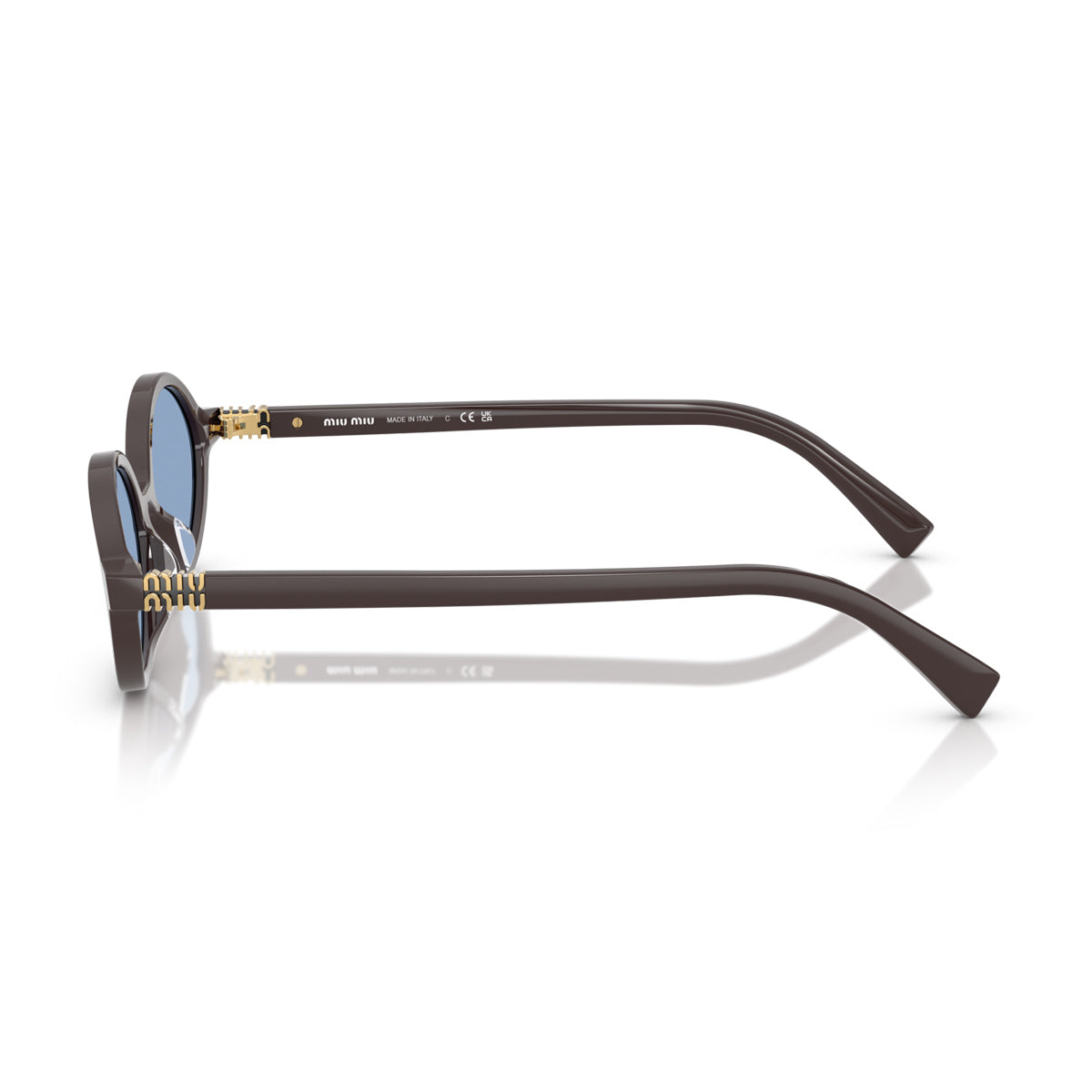 MiuMiu 0MU 04ZS Miu Regard 22C60O Marrone Moka Acetate Occhiali Da Sole