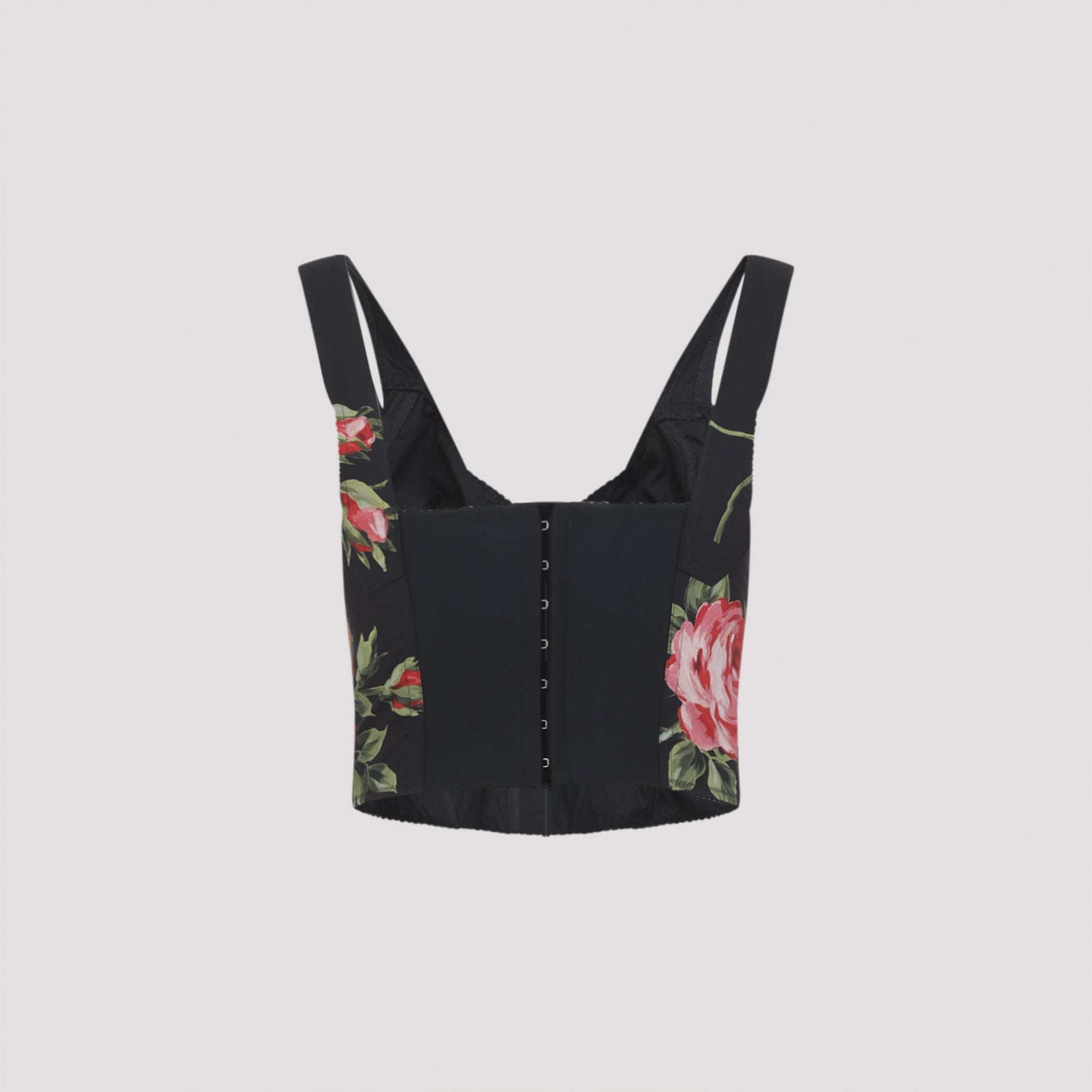 Cotton Top Black Polyamide Elastane