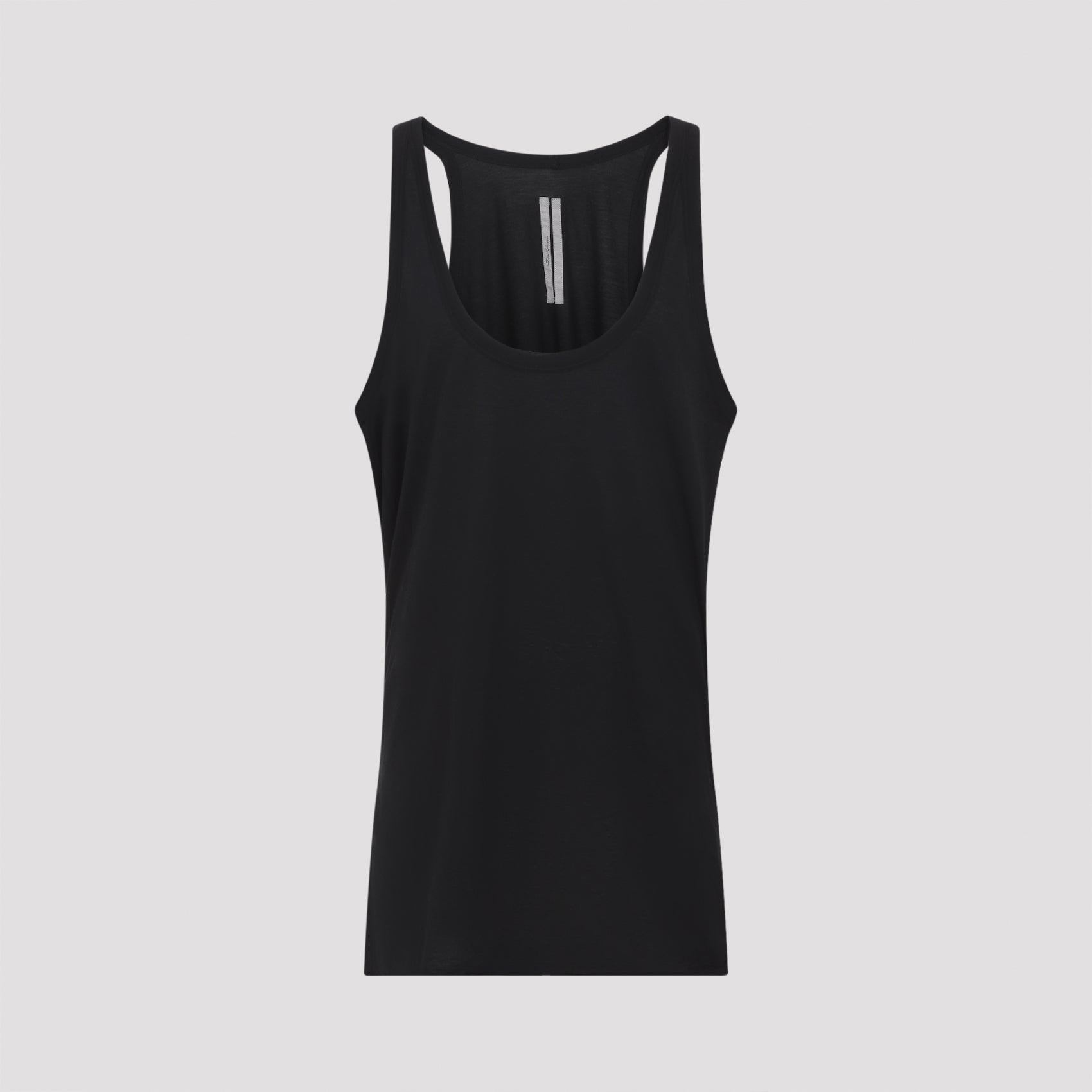 Pony Tank Top Black Cotton Tshirt