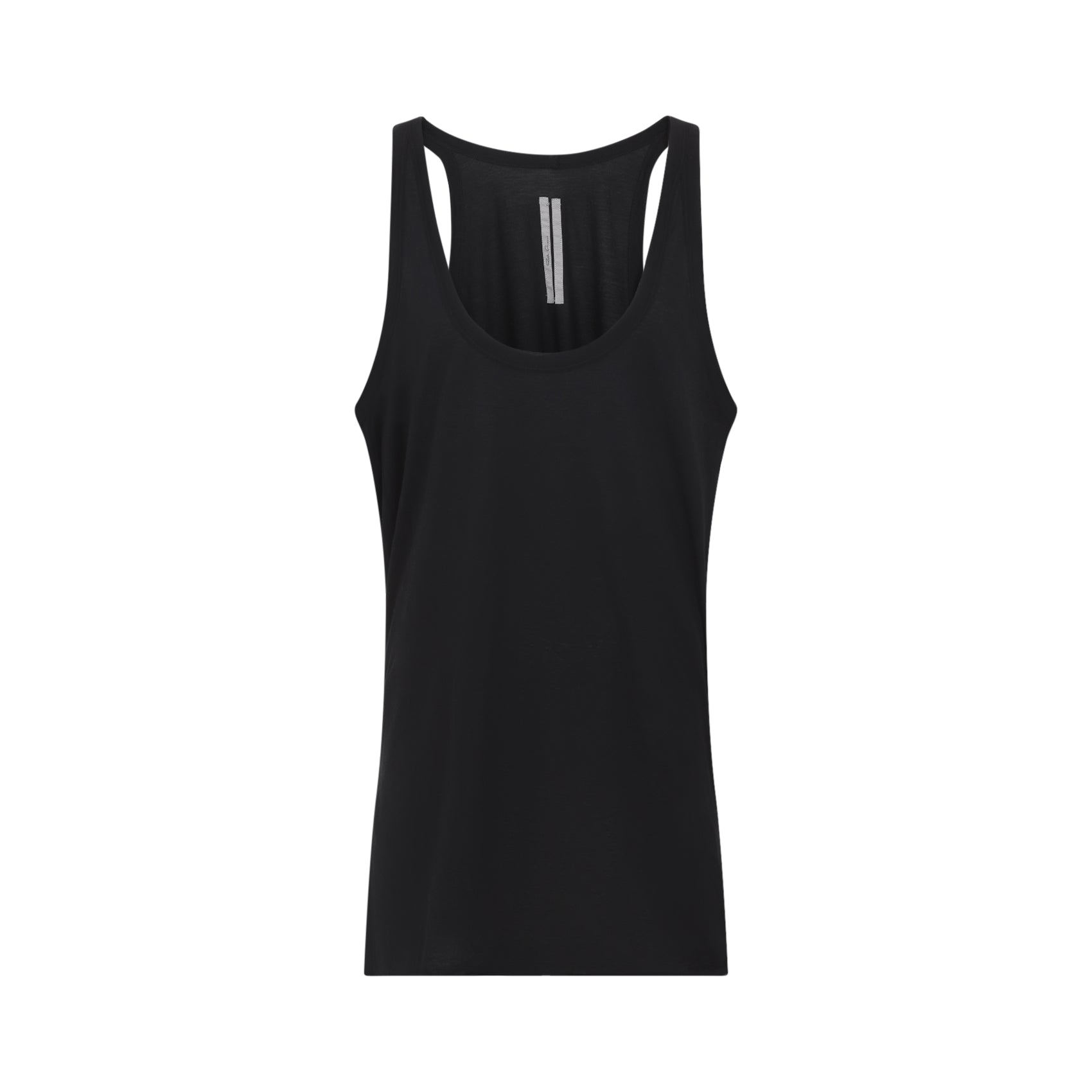Pony Tank Top Black Cotton Tshirt