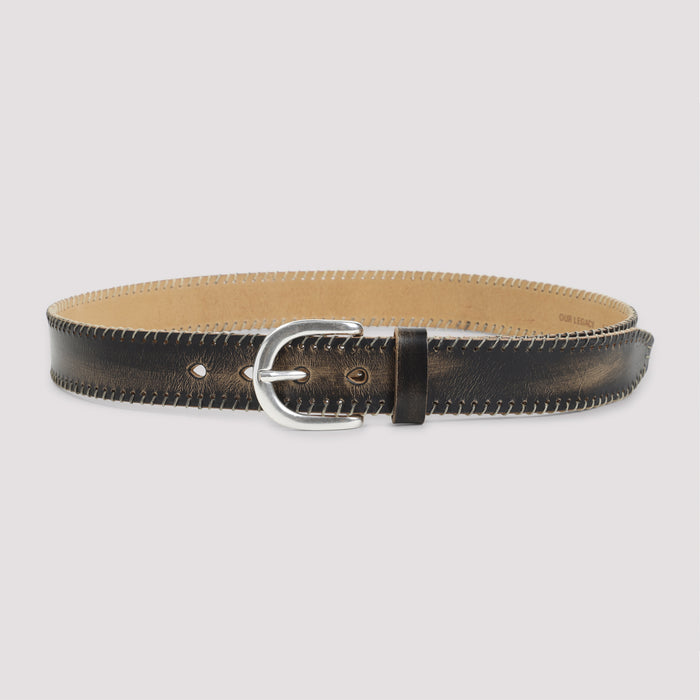 Friday Belt Black Cow Leather
