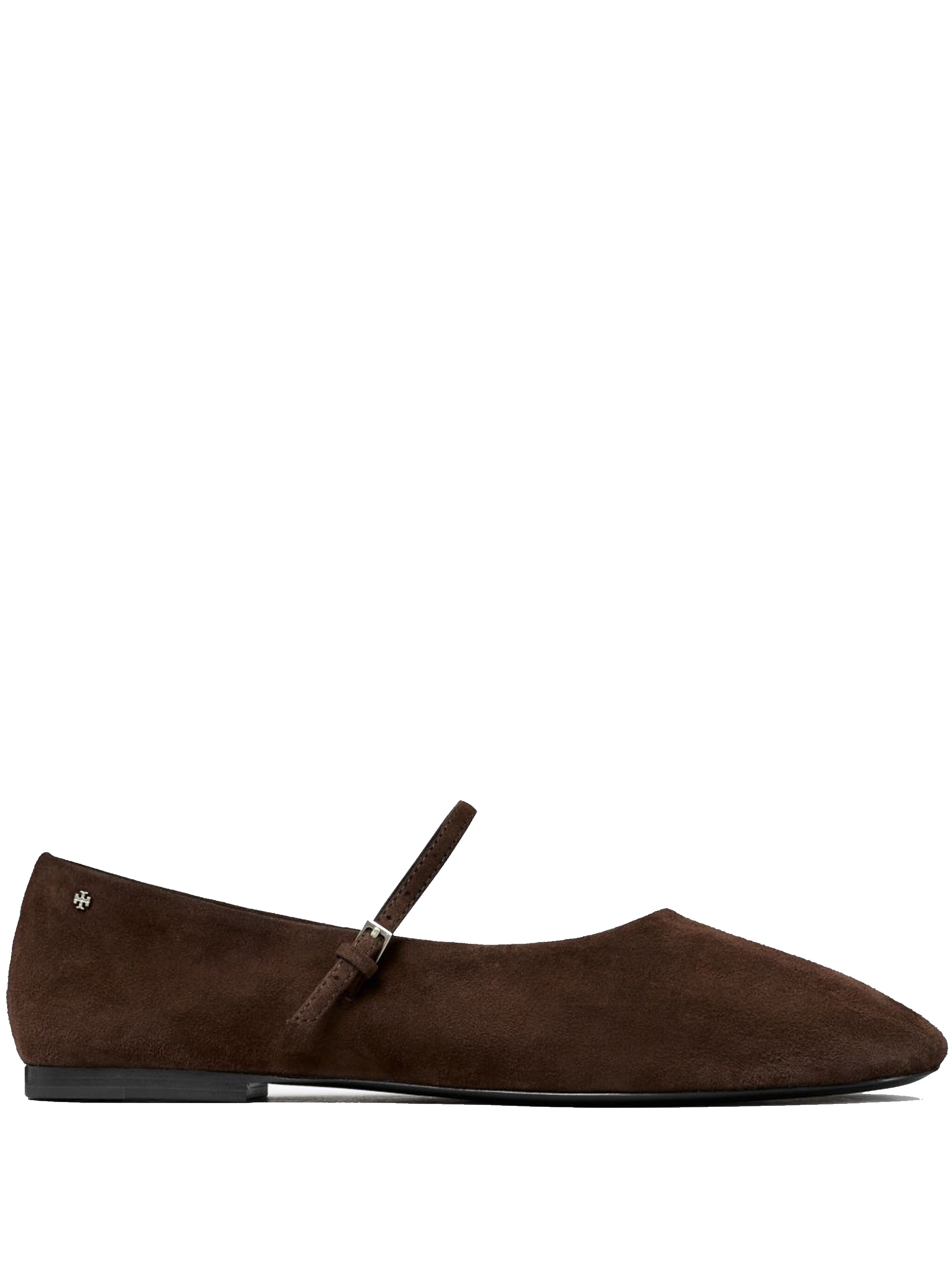 Tory Burch Flat Shoes Brown Ovine Leather