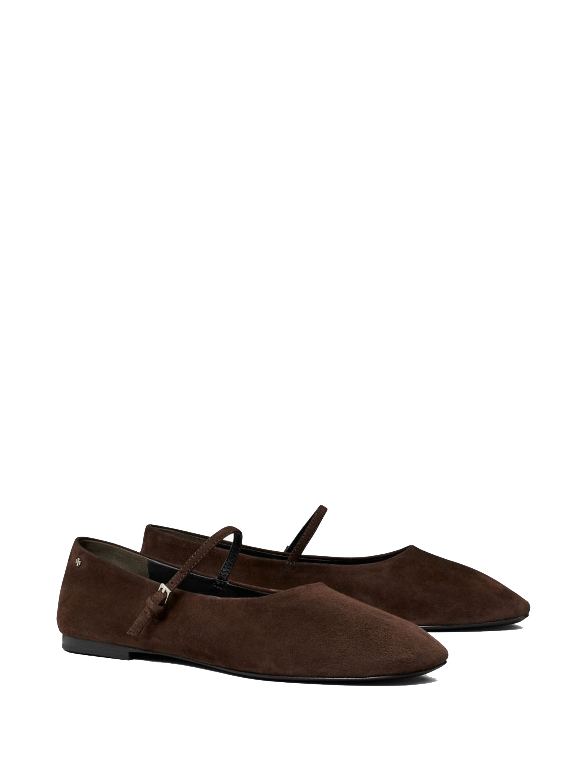 Tory Burch Flat Shoes Brown Ovine Leather