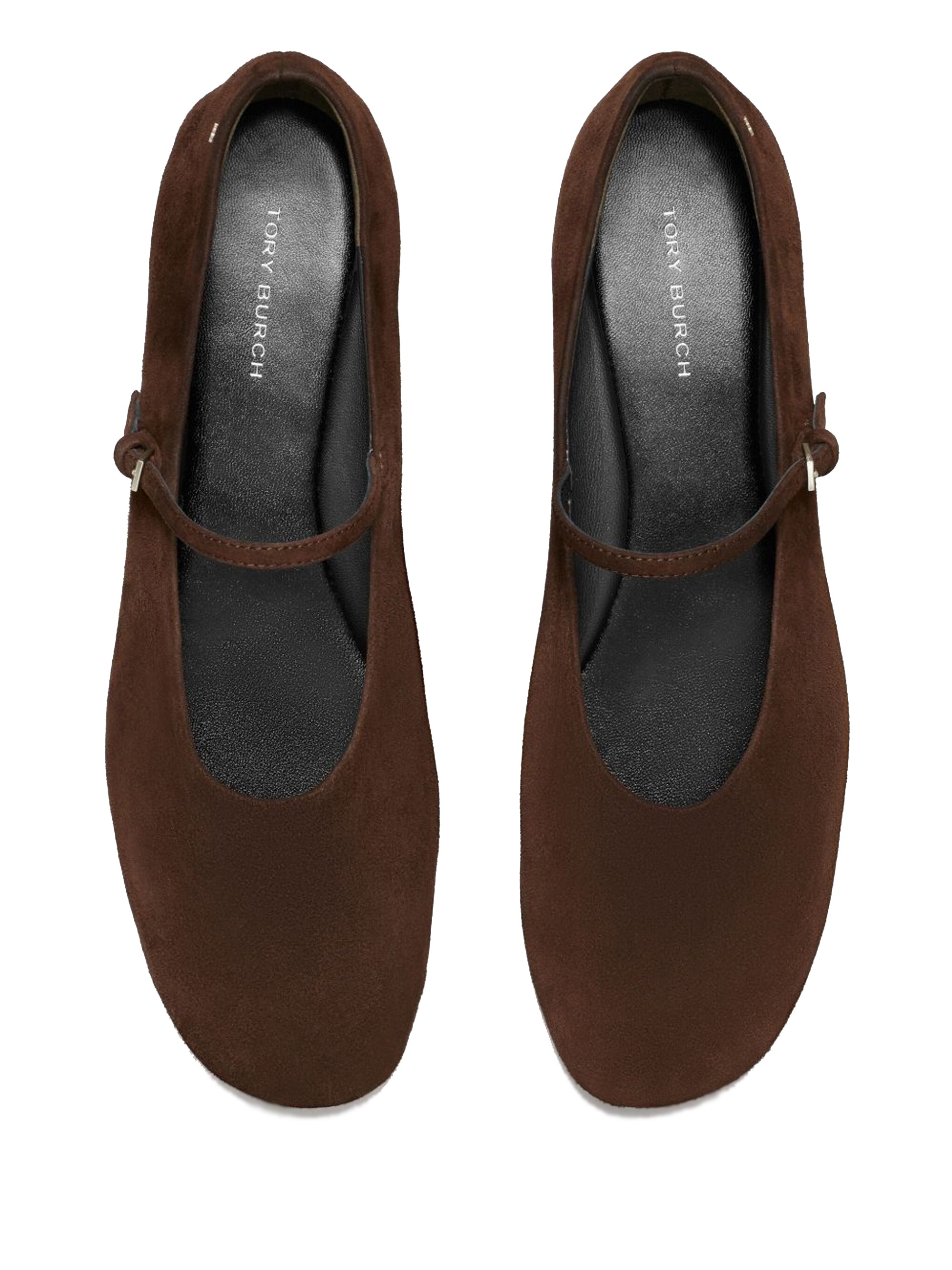 Tory Burch Flat Shoes Brown Ovine Leather