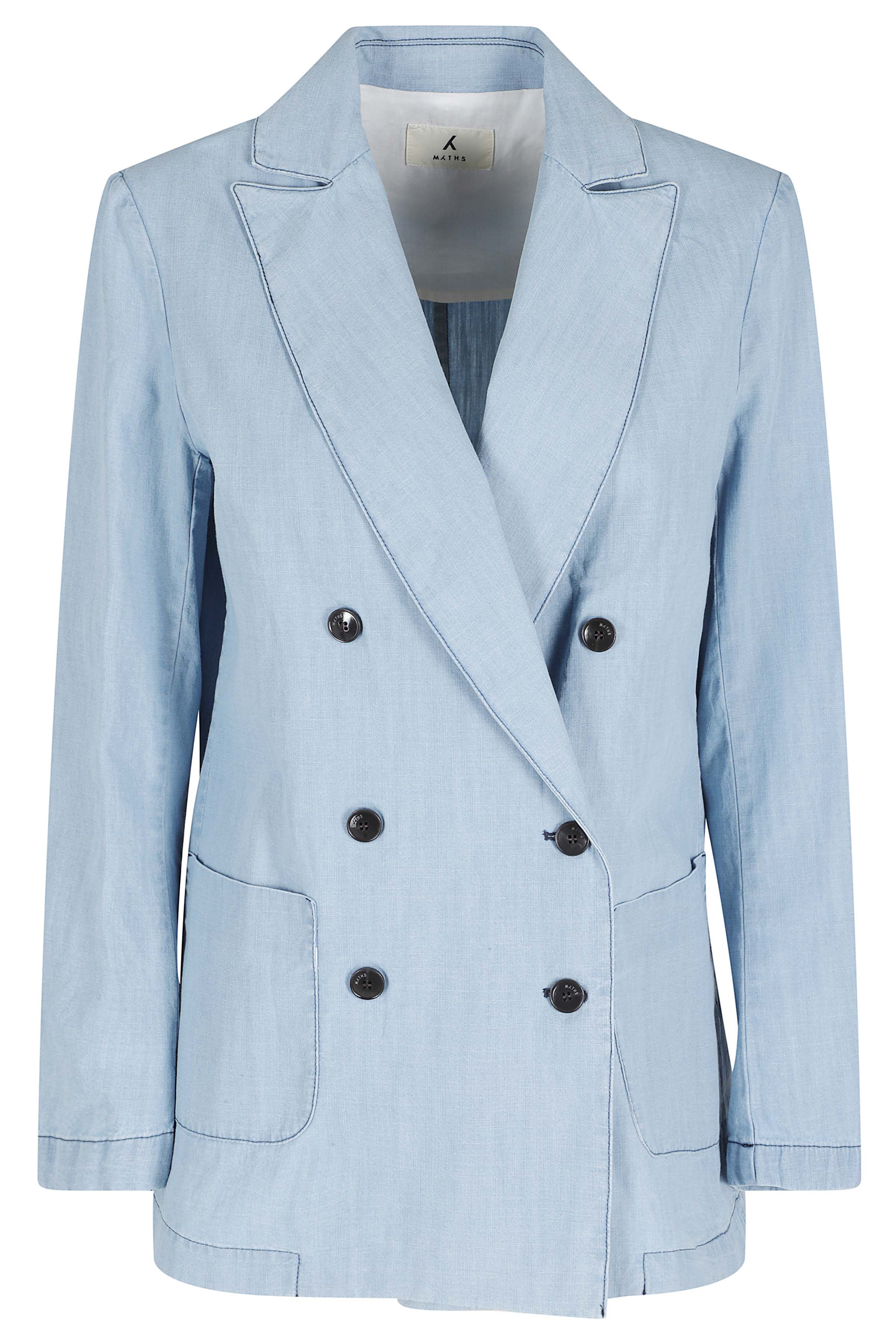 Giacca Blue Cotone Blazer
