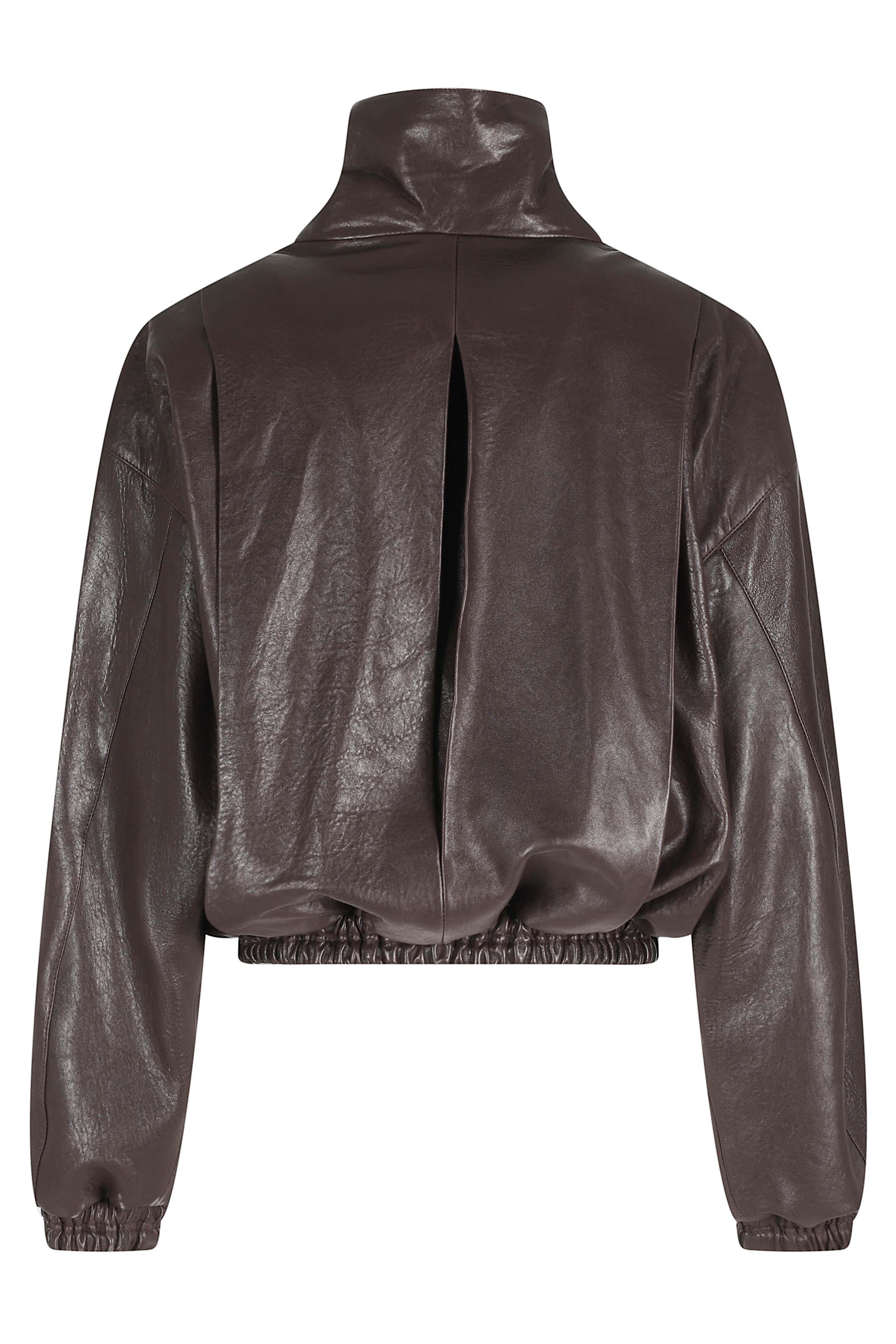 Jacket Brown Pelle Fodera: Viscosa Giubbotto