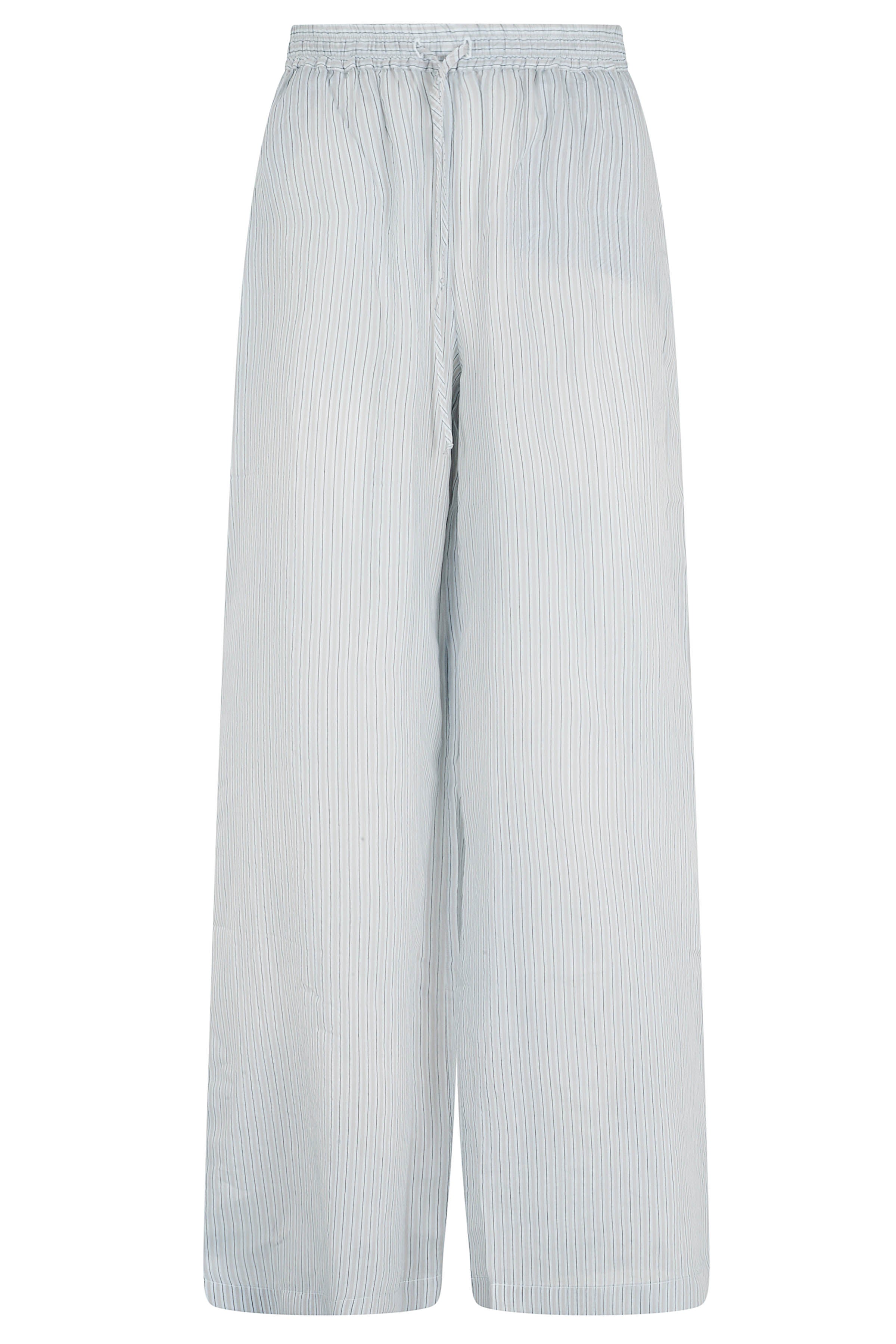 Pantalone Blue Cotone Seta Pantaloni