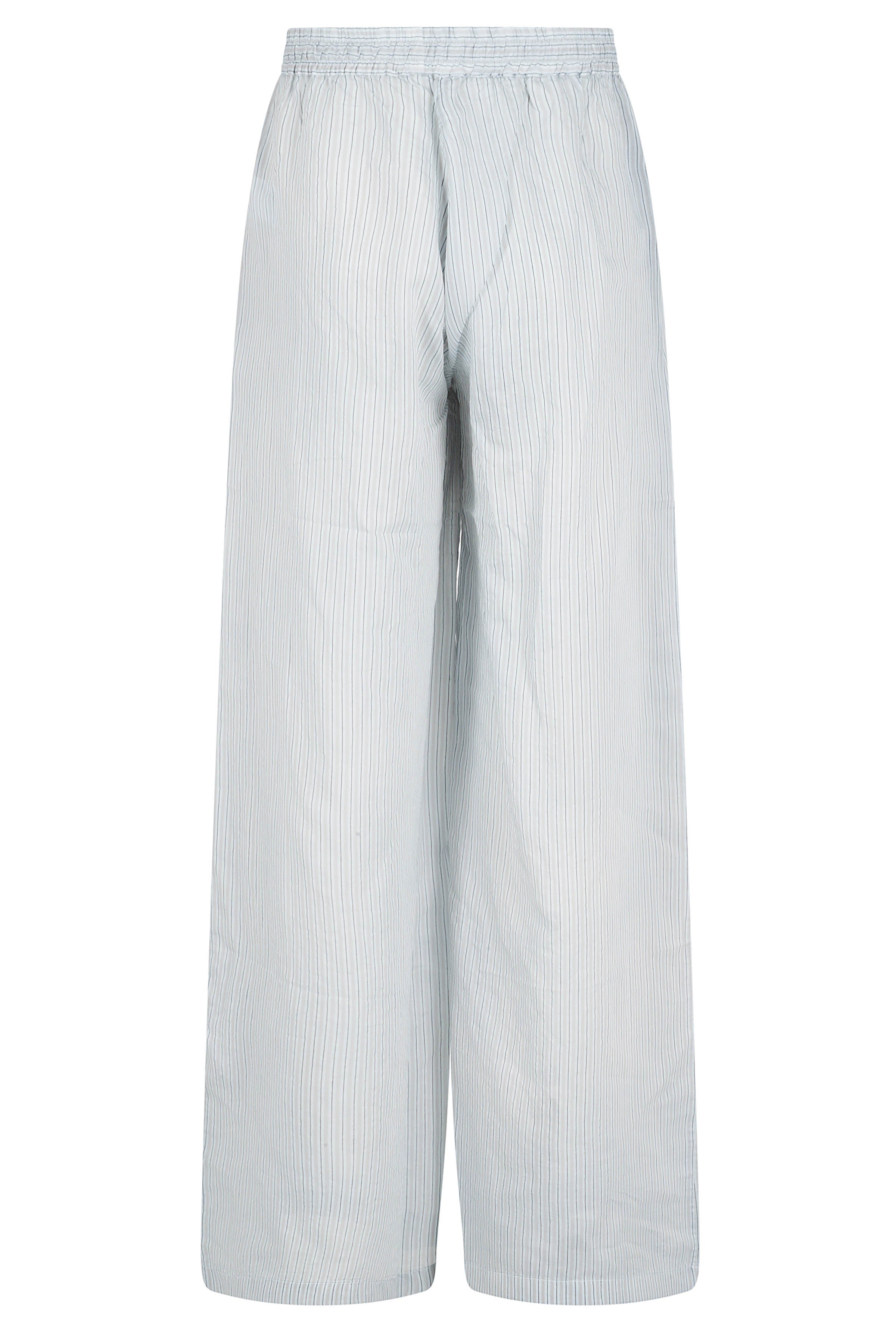 Pantalone Blue Cotone Seta Pantaloni
