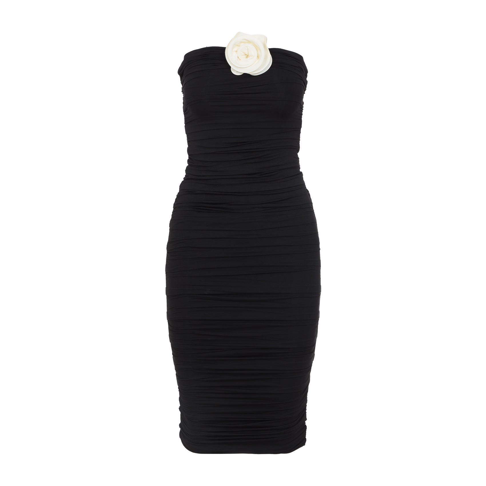 Mirey Long Dress Black Polyamide Elastane