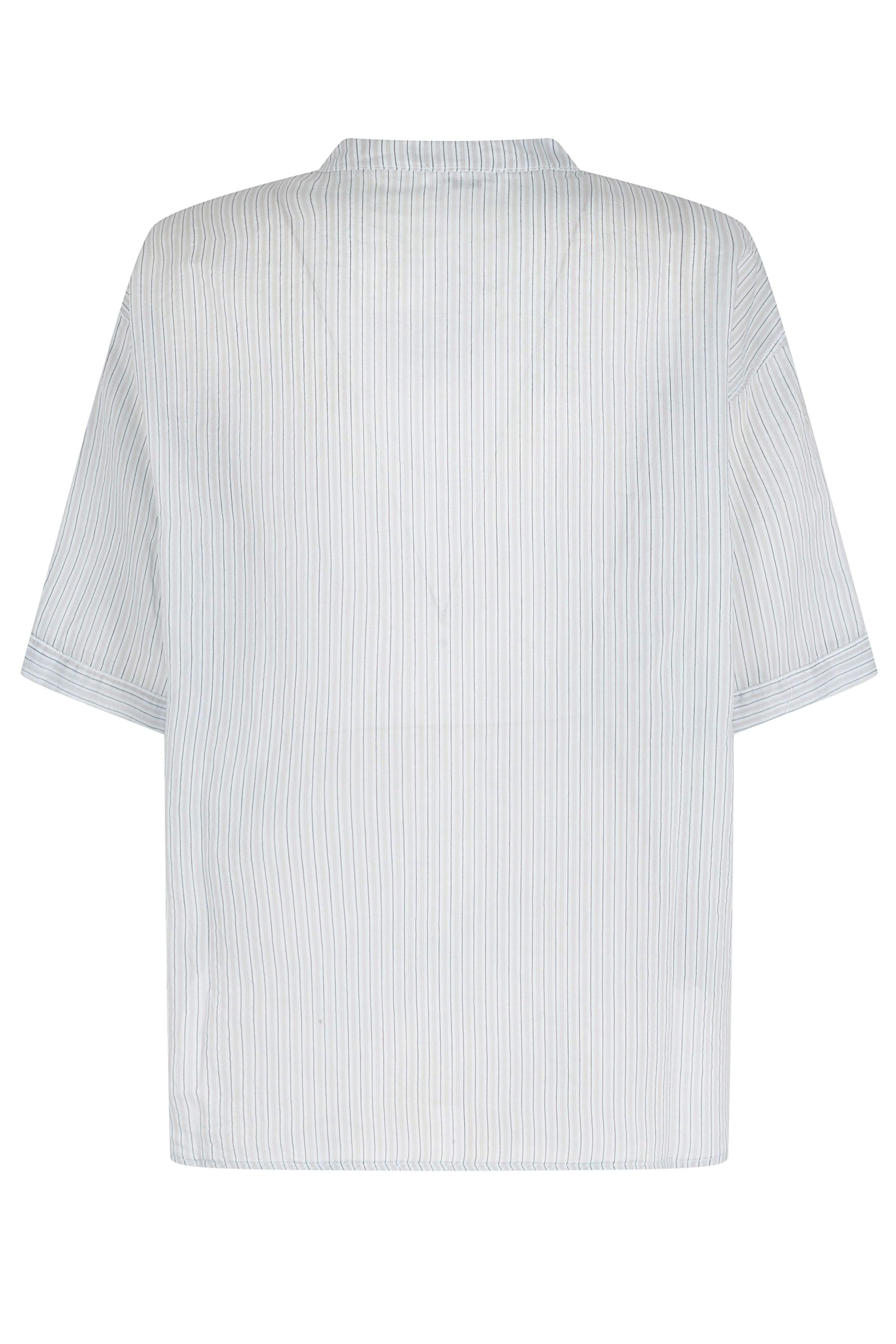 Serafino Mc Blue Cotone Seta Camicia