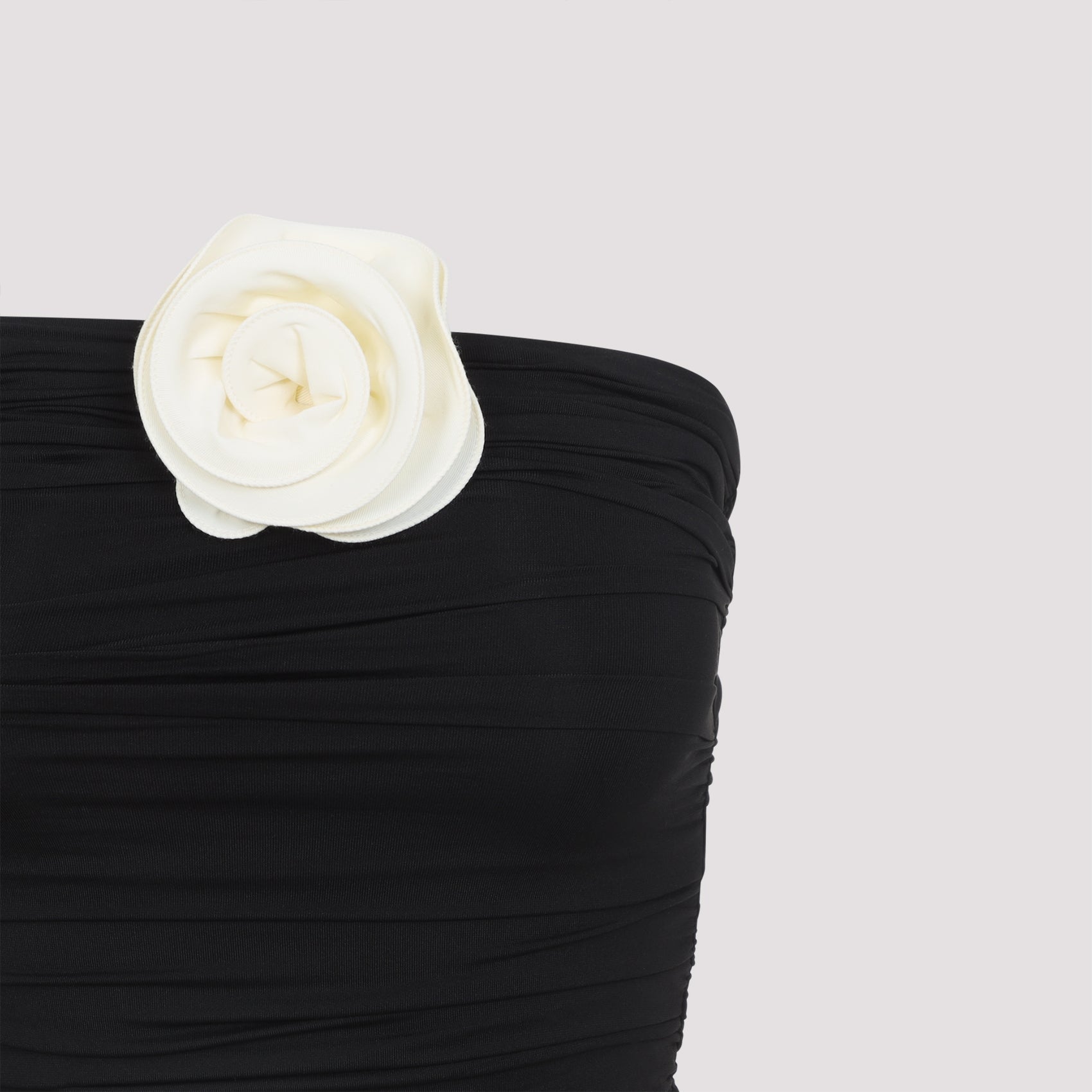 Mirey Long Dress Black Polyamide Elastane