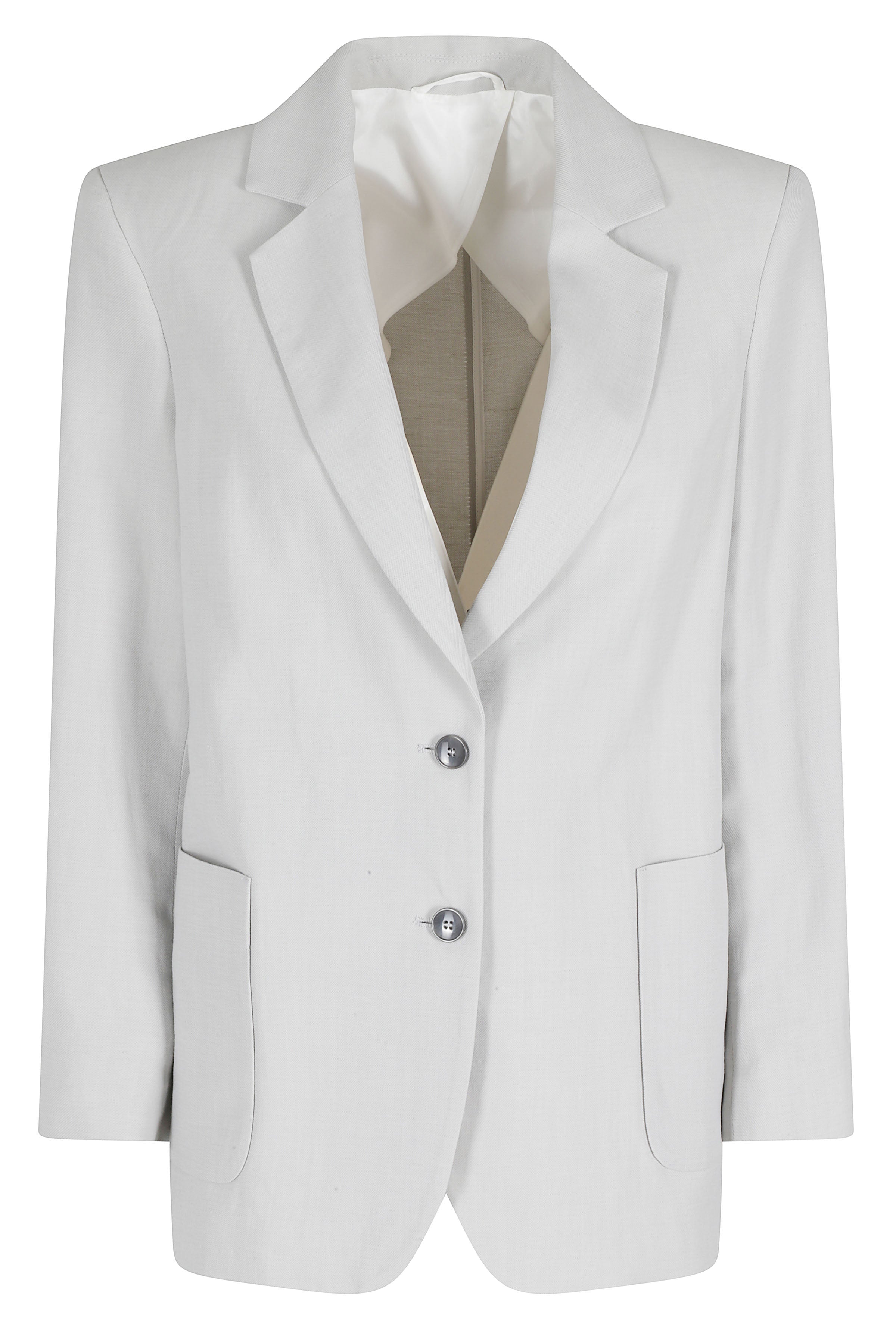 Giacca Grey Viscosa Lino Blazer