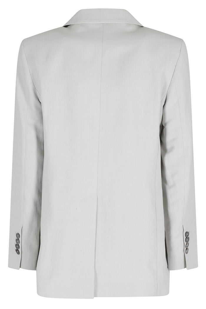 Giacca Grey Viscosa Lino Blazer