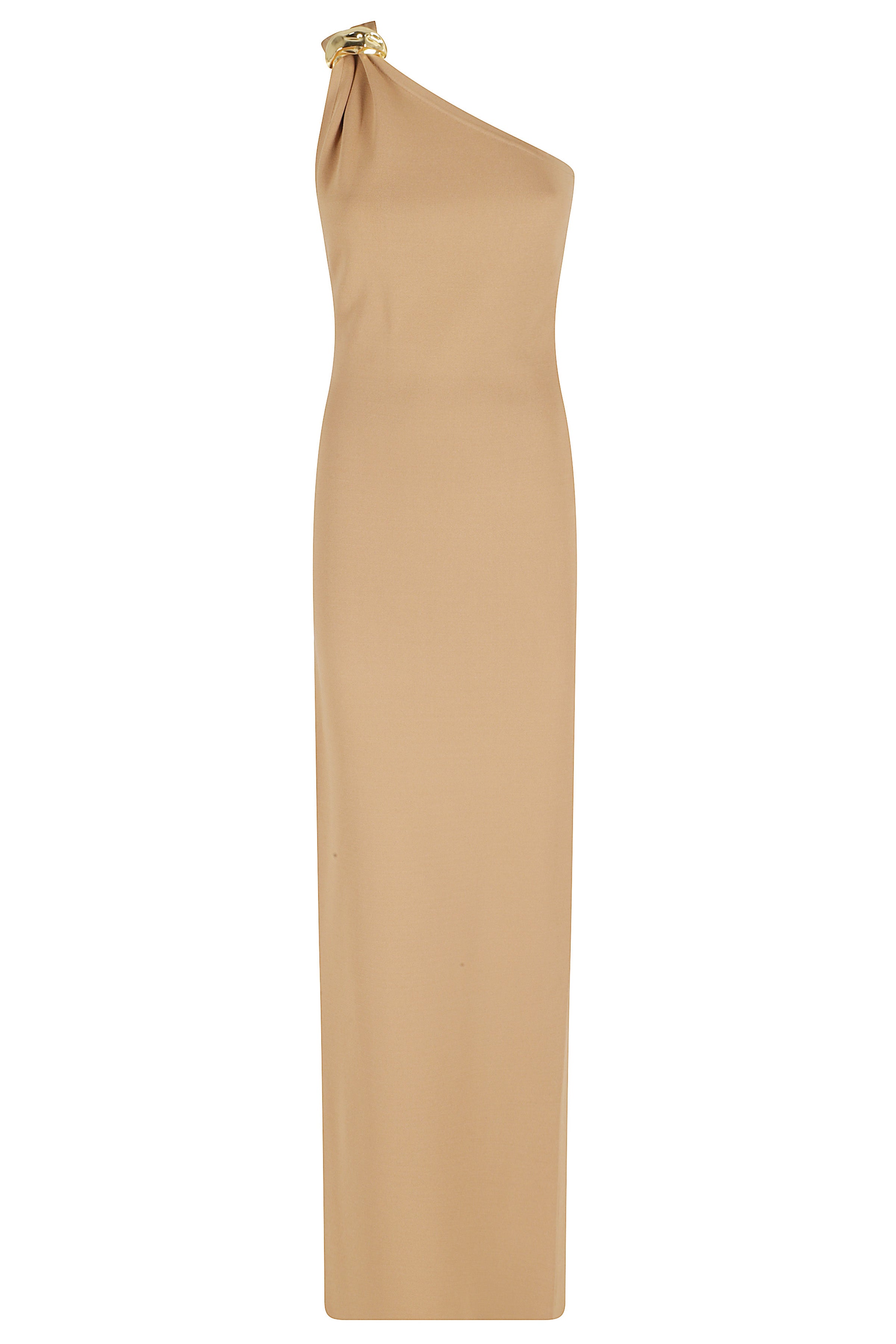 Abito Maglia Brown Viscosa Poliammide