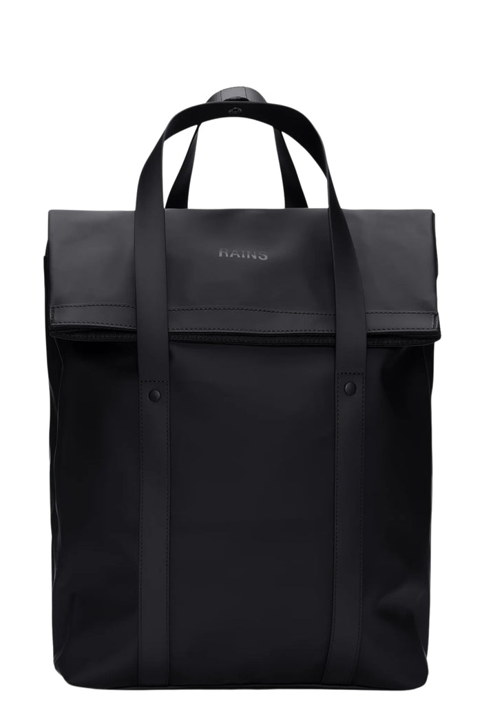 Way Tote Backpack Black Poliestere Borsa