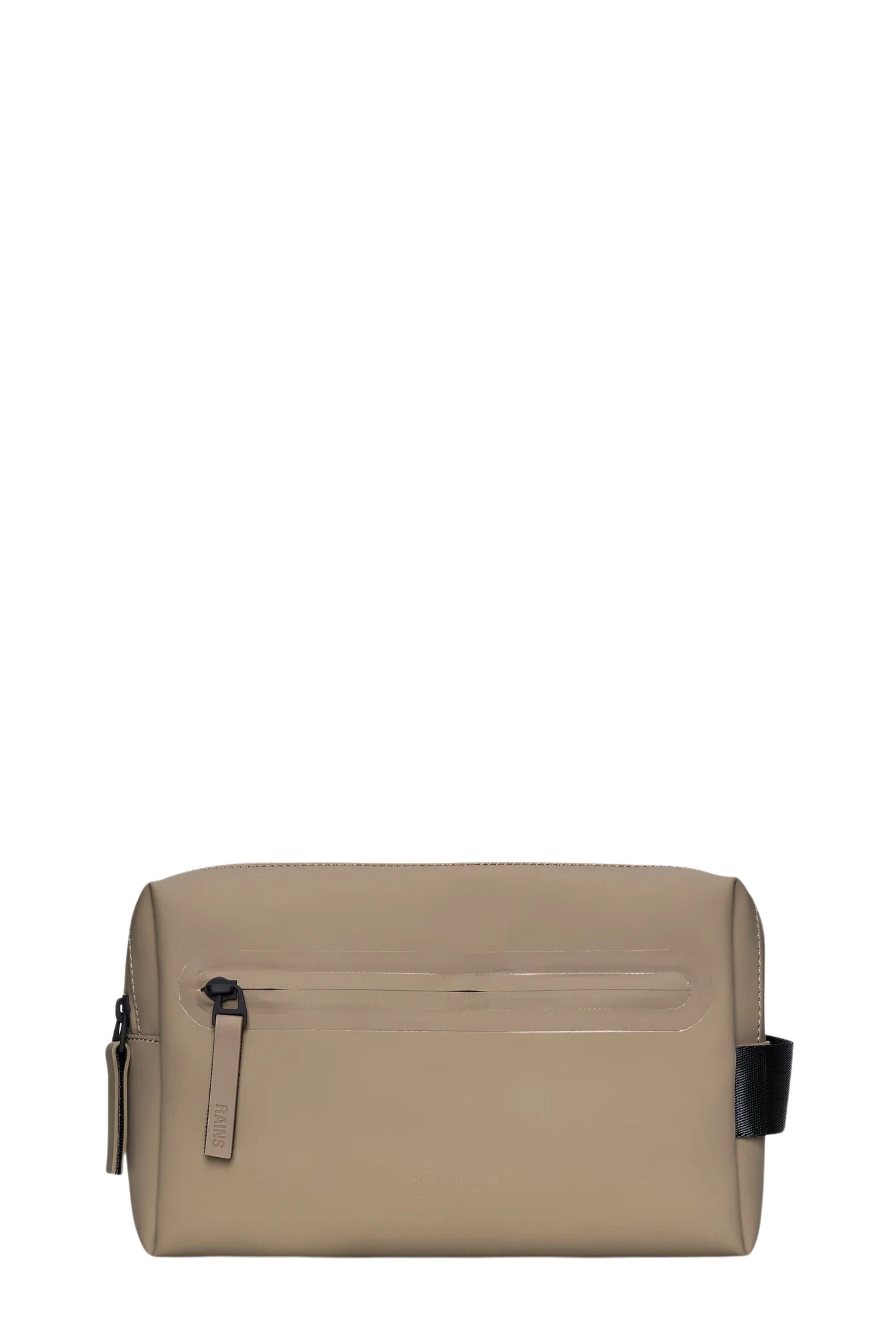 Wash Bag Zip Brown Poliestere Borsa