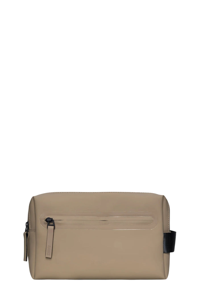 Wash Bag Zip Brown Poliestere Borsa