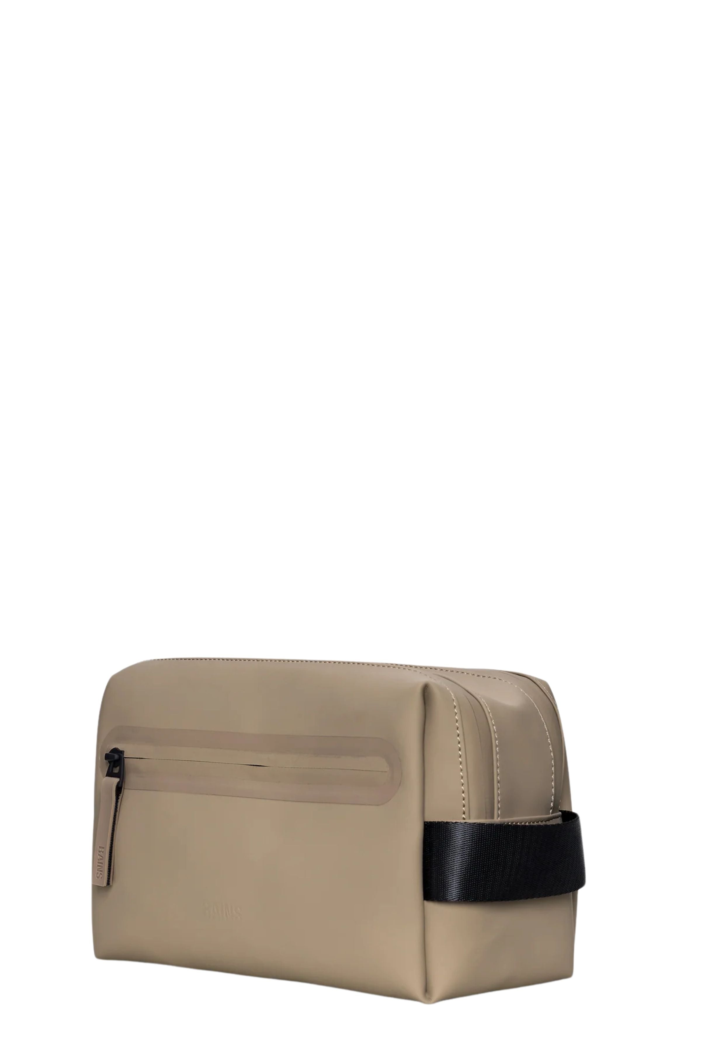 Wash Bag Zip Brown Poliestere Borsa