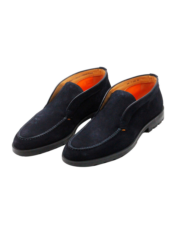 Santoni Flat shoes Blue 100le