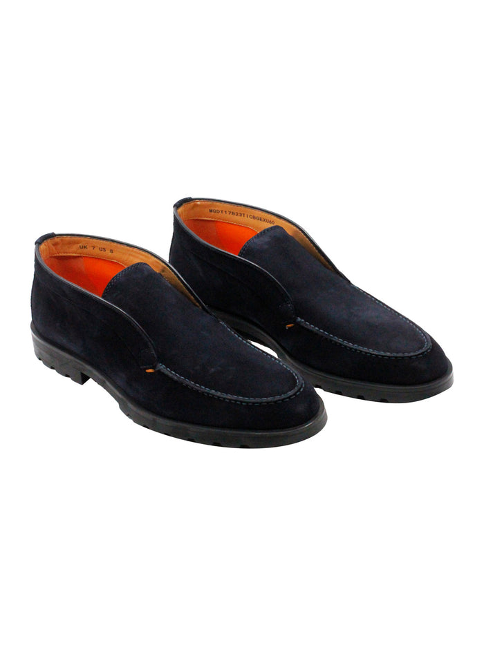 Santoni Flat shoes Blue 100le