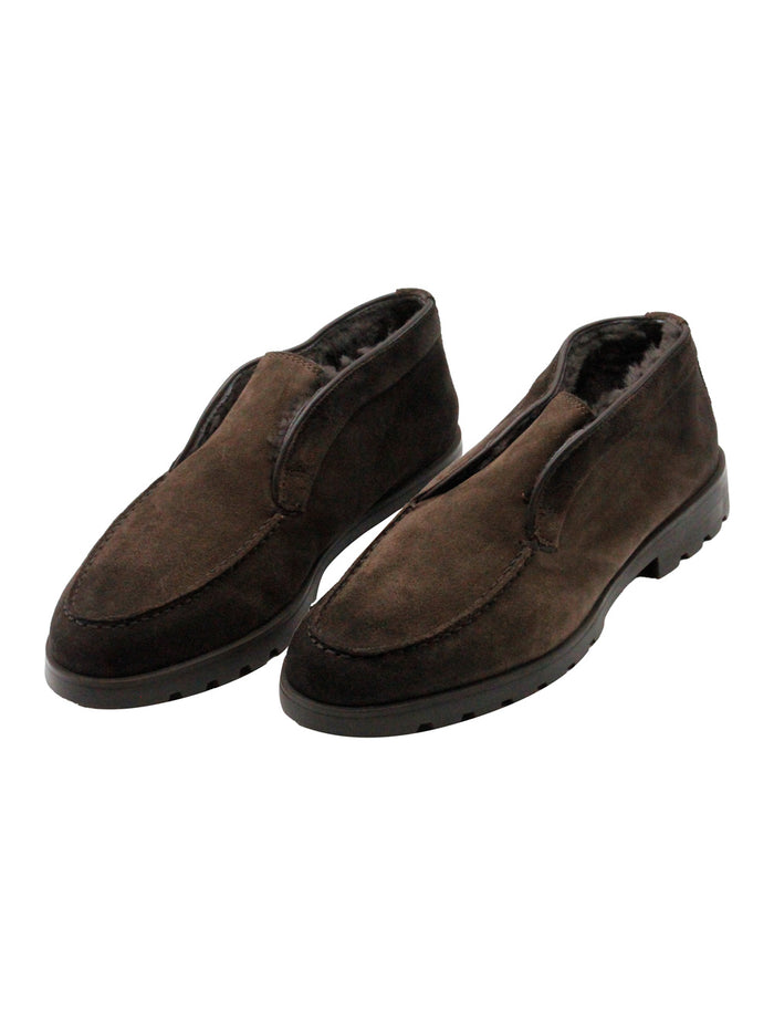Santoni Flat Shoes Marrone 100le