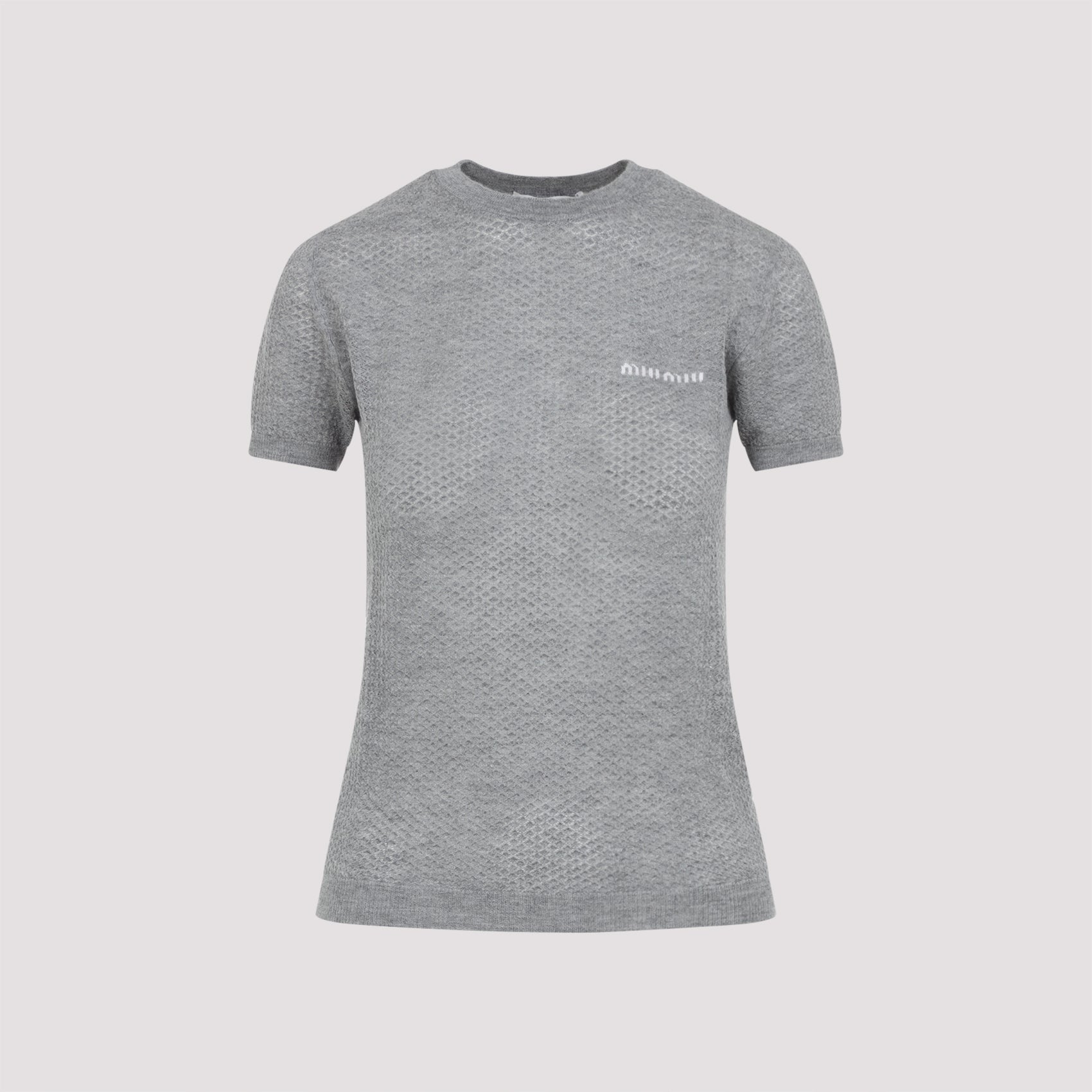 Cashmere T-Shirt Grey Tshirt