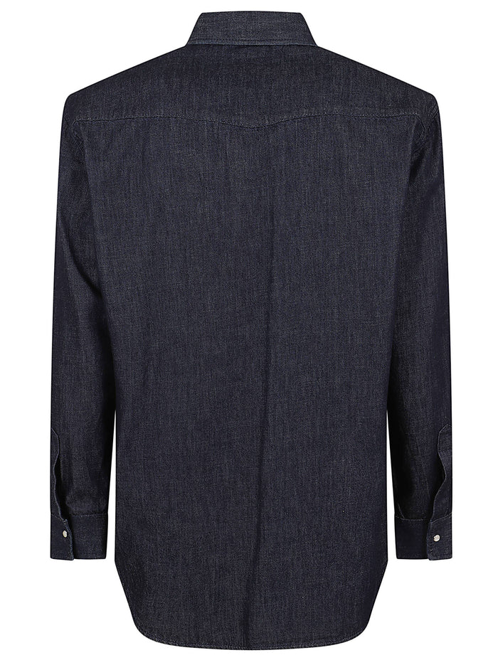 Shirts Blue Camicia