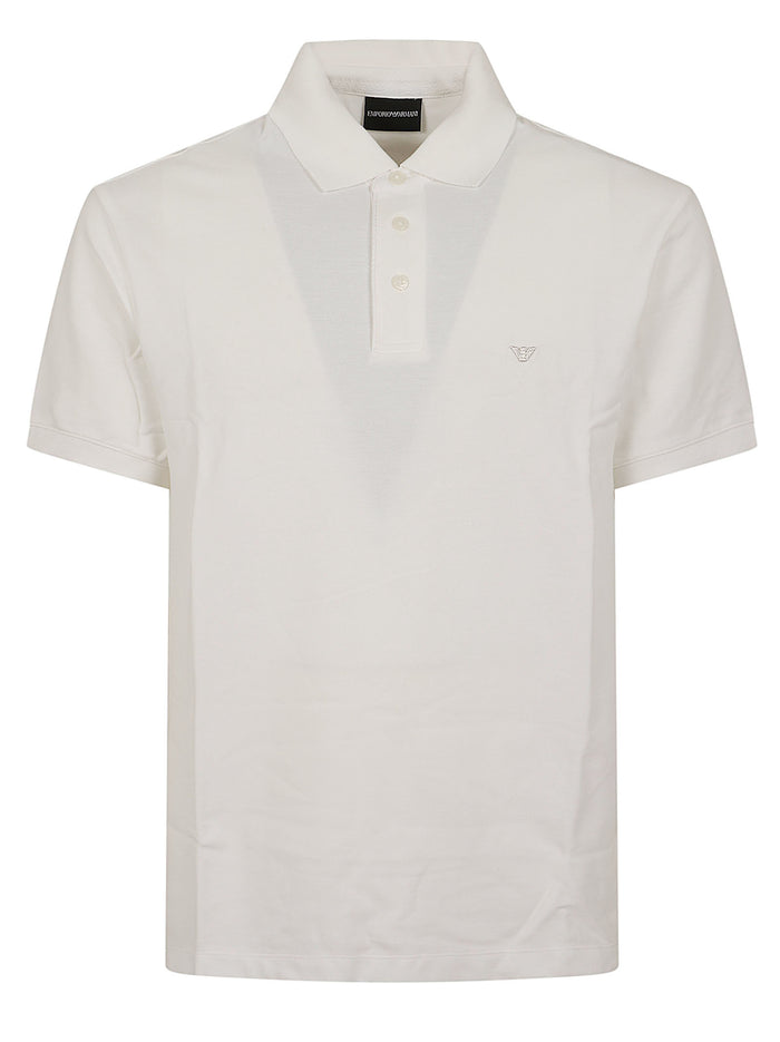 Polo Shirt White Cotton T-shirt