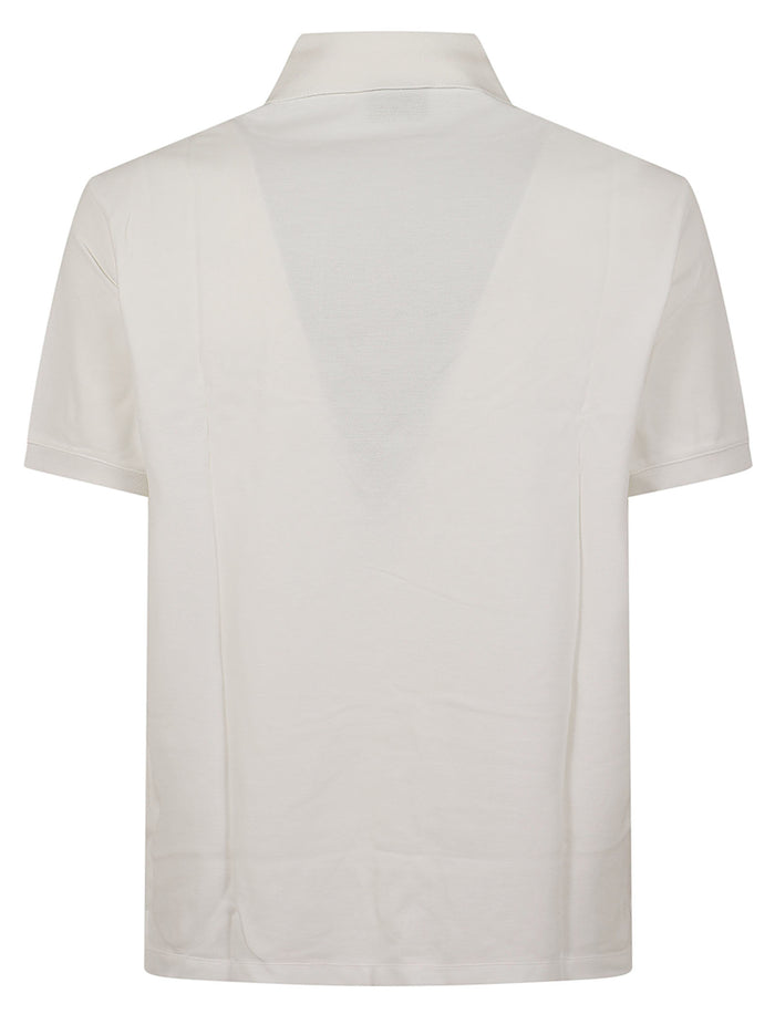 Polo Shirt White Cotton T-shirt