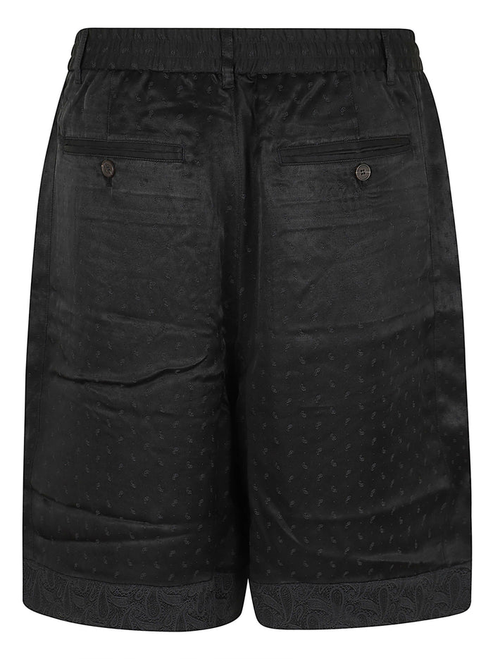 Bermuda Multicolour Lyocell Pantaloni