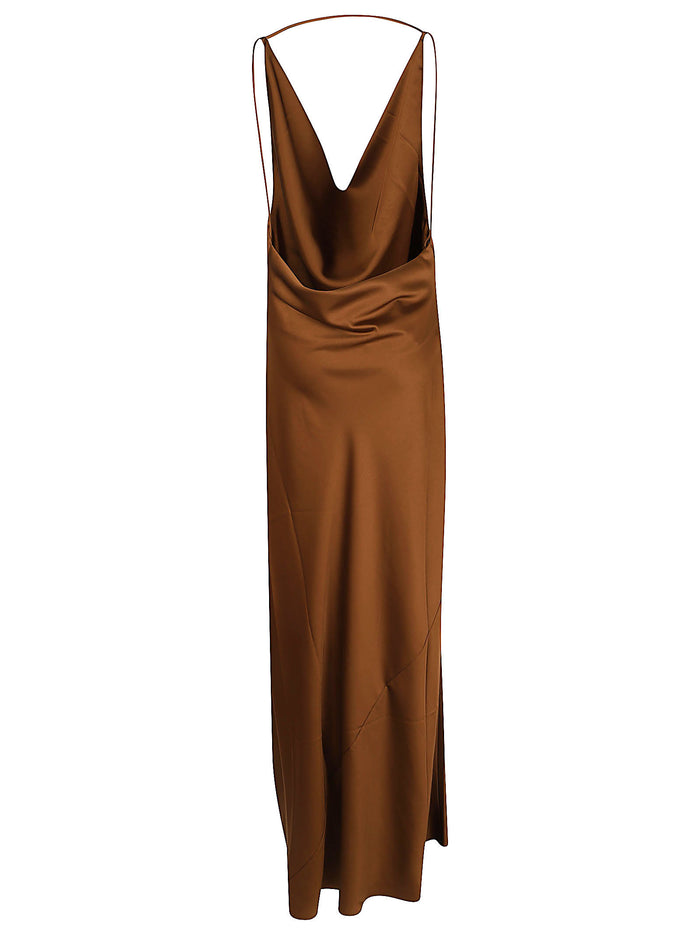 Vera - Maxi Dress Brown Abito
