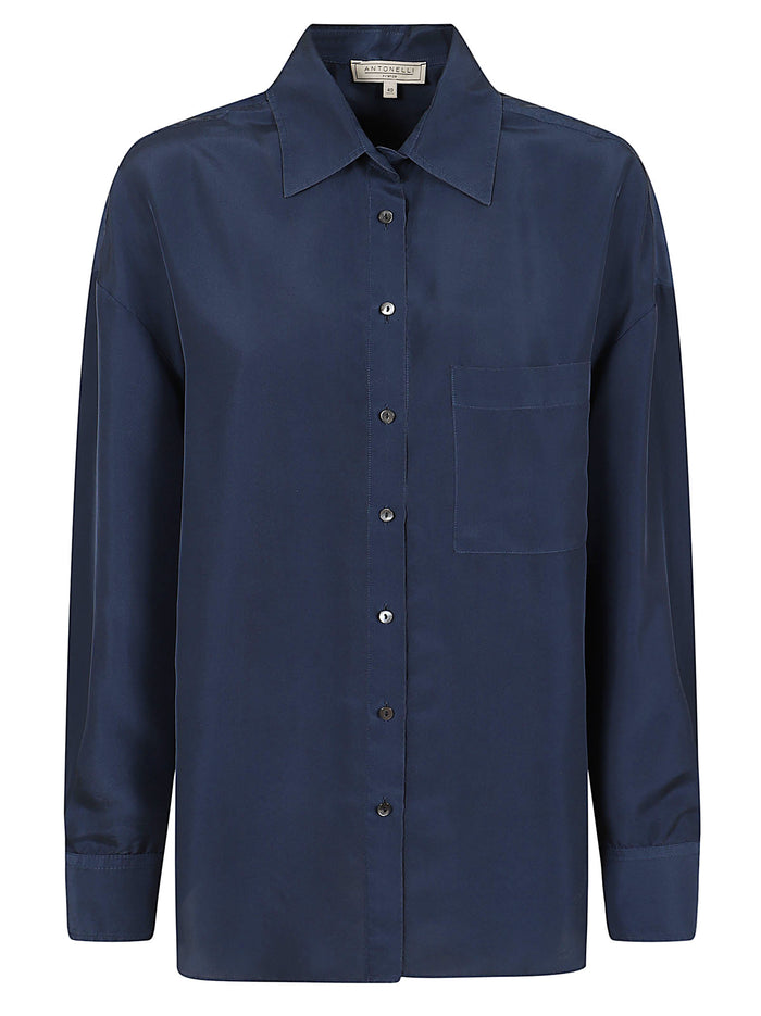 Limone Shirt Blue Camicia