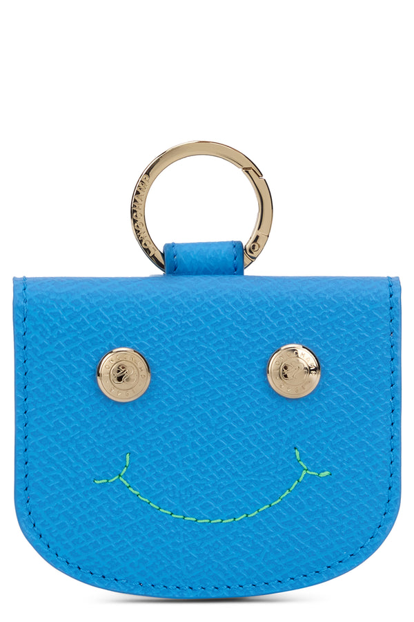 Leather Card Holder Light Blue Cowhide Wallets & Purses