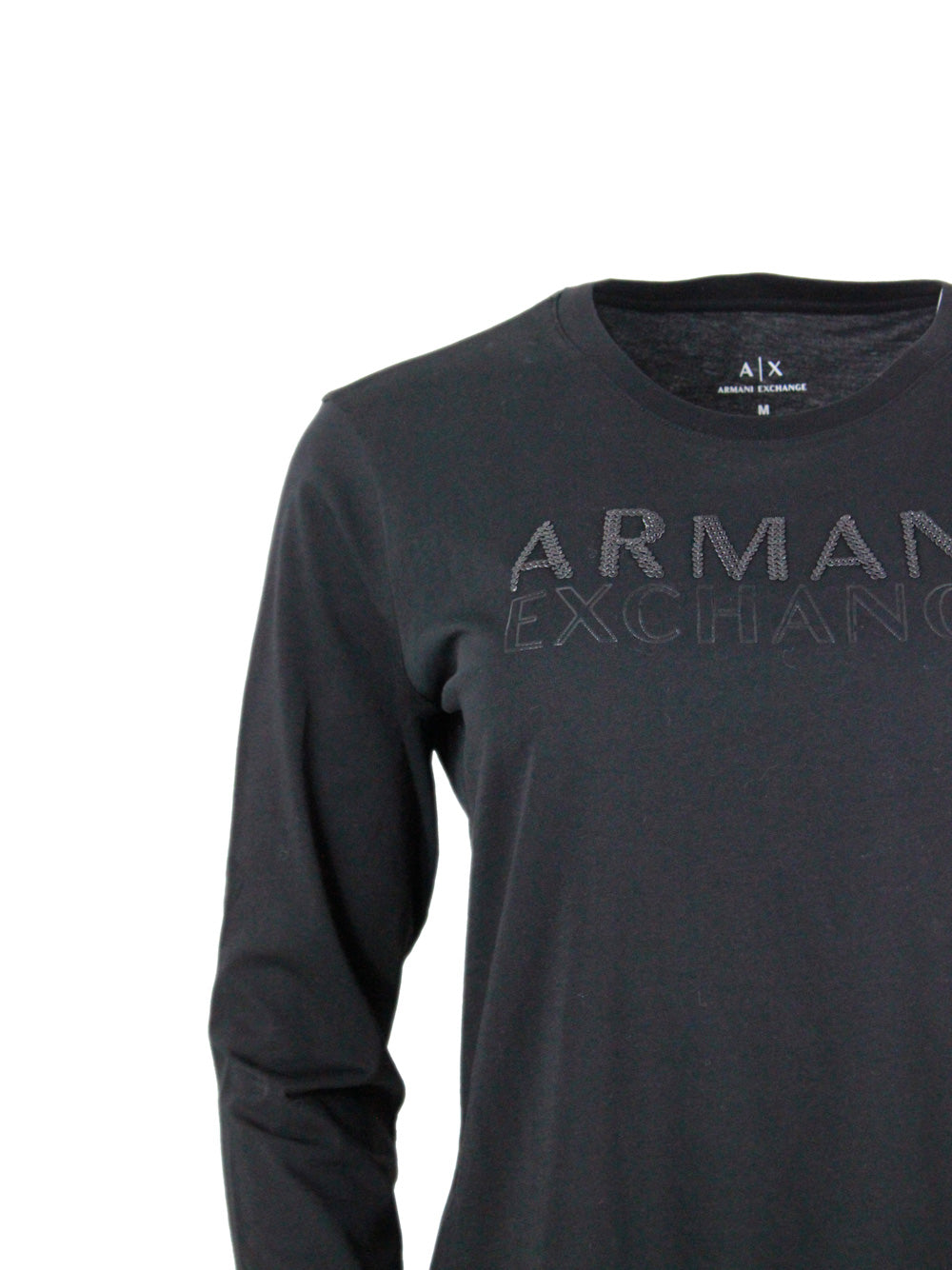ARMANI EXCHANGE T-shirts and Polos Black 100co