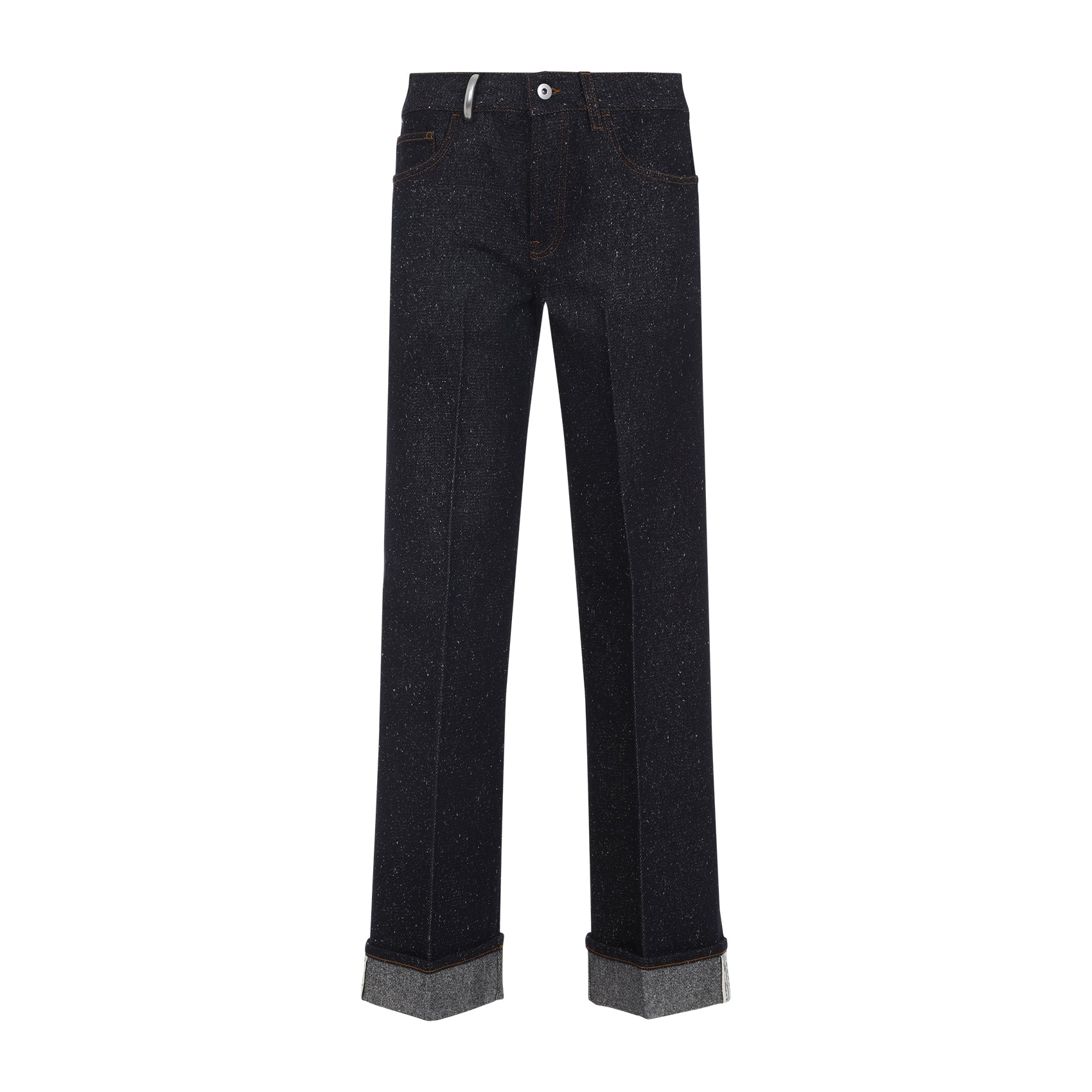 Cotton Jeans Blue Polyamide Other Fibres Pant