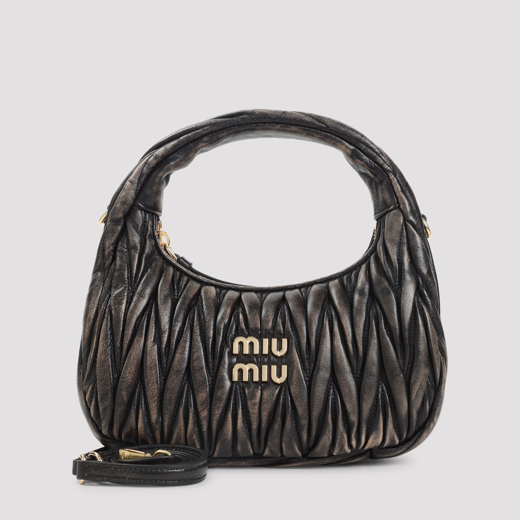 Sacca Shoulder Bag Brown Calf Leather