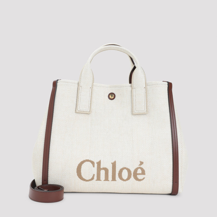 Carry Shoulder Bag Nude & Neutrals Cotton Polyamide Leather