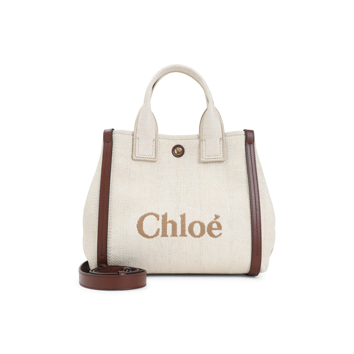 Carry Shoulder Bag Nude & Neutrals Cotton Polyamide Leather